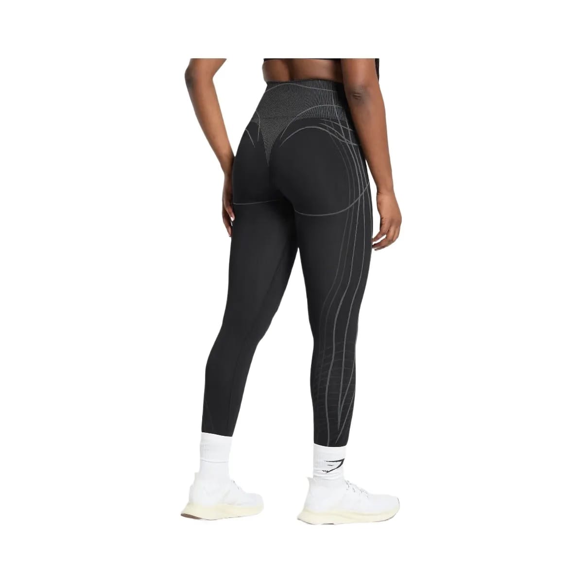 Gymshark Apex Seamless Leggings - Black/Graphite Grey