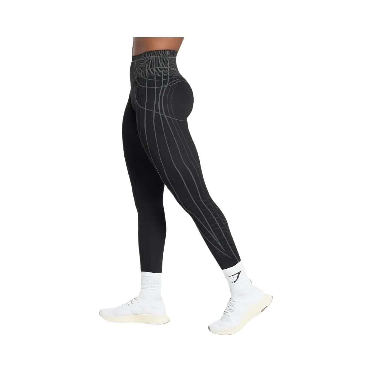 Gymshark Apex Seamless Leggings - Black/Graphite Grey
