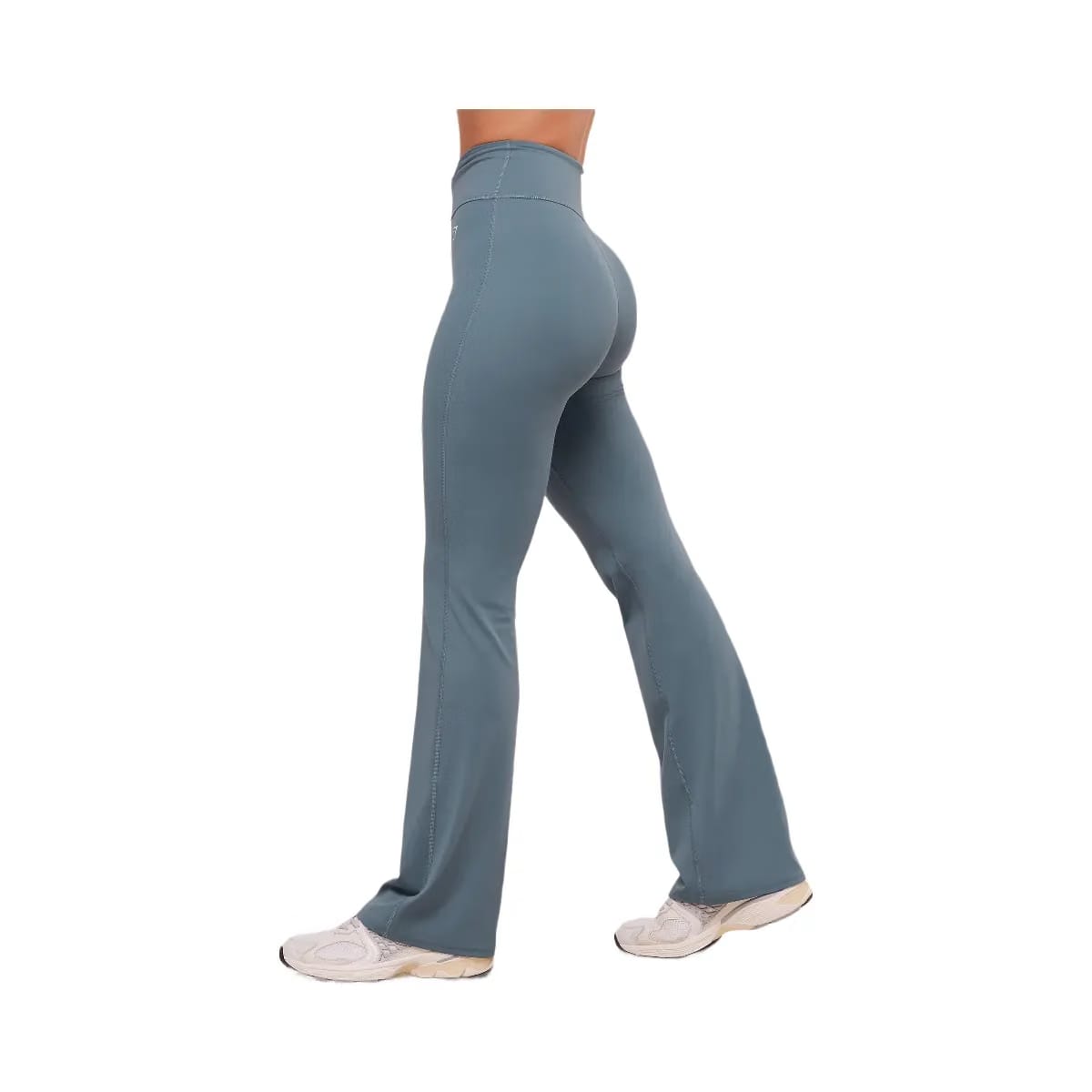 Gymshark Twist Front Straight Leg Legging - Iron Blue