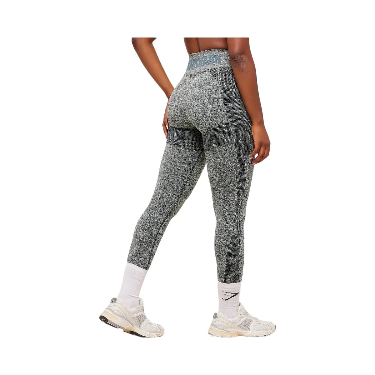 Gymshark Flex High Waisted Leggings - Deep Petrol Blue/White Marl