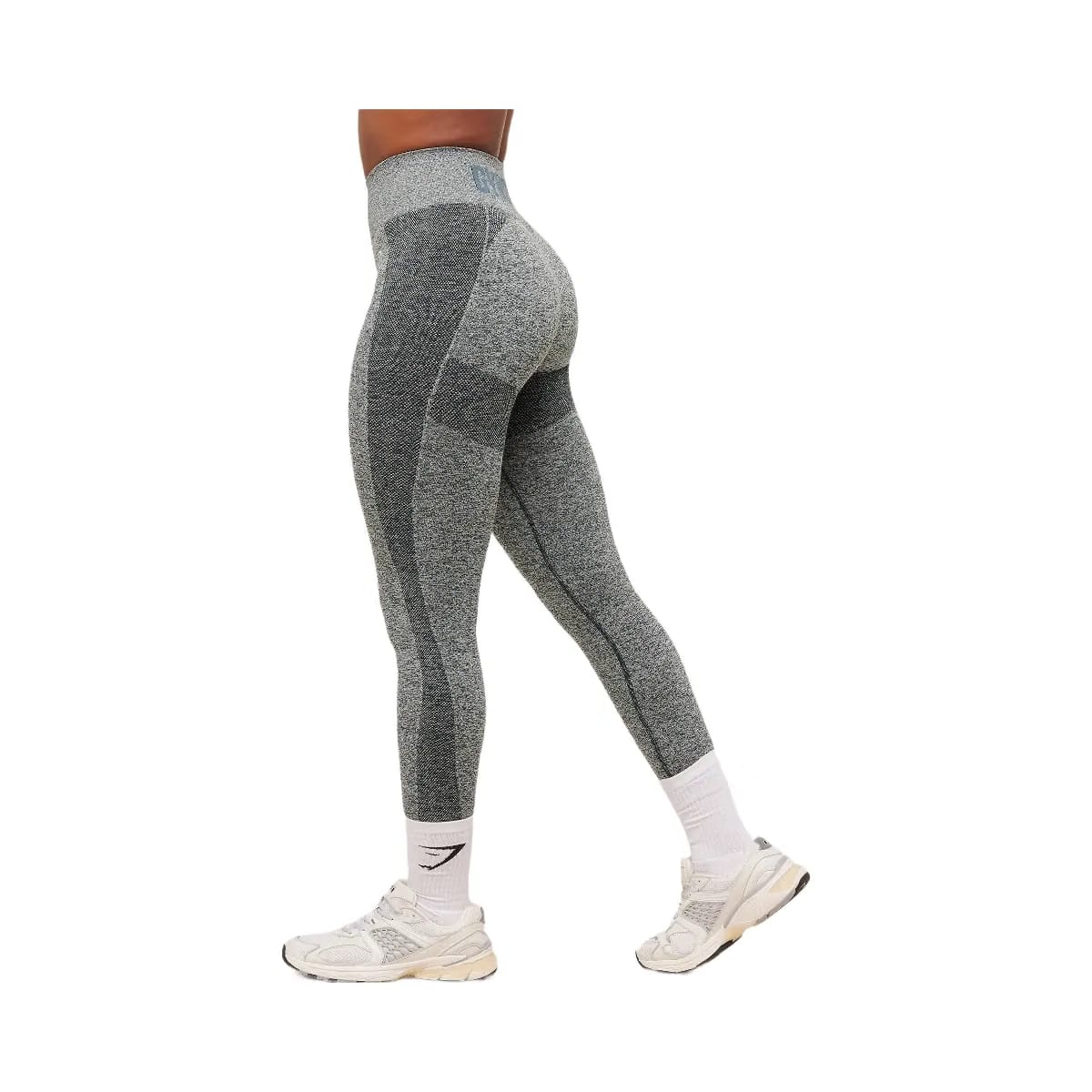 Gymshark Flex High Waisted Leggings - Deep Petrol Blue/White Marl