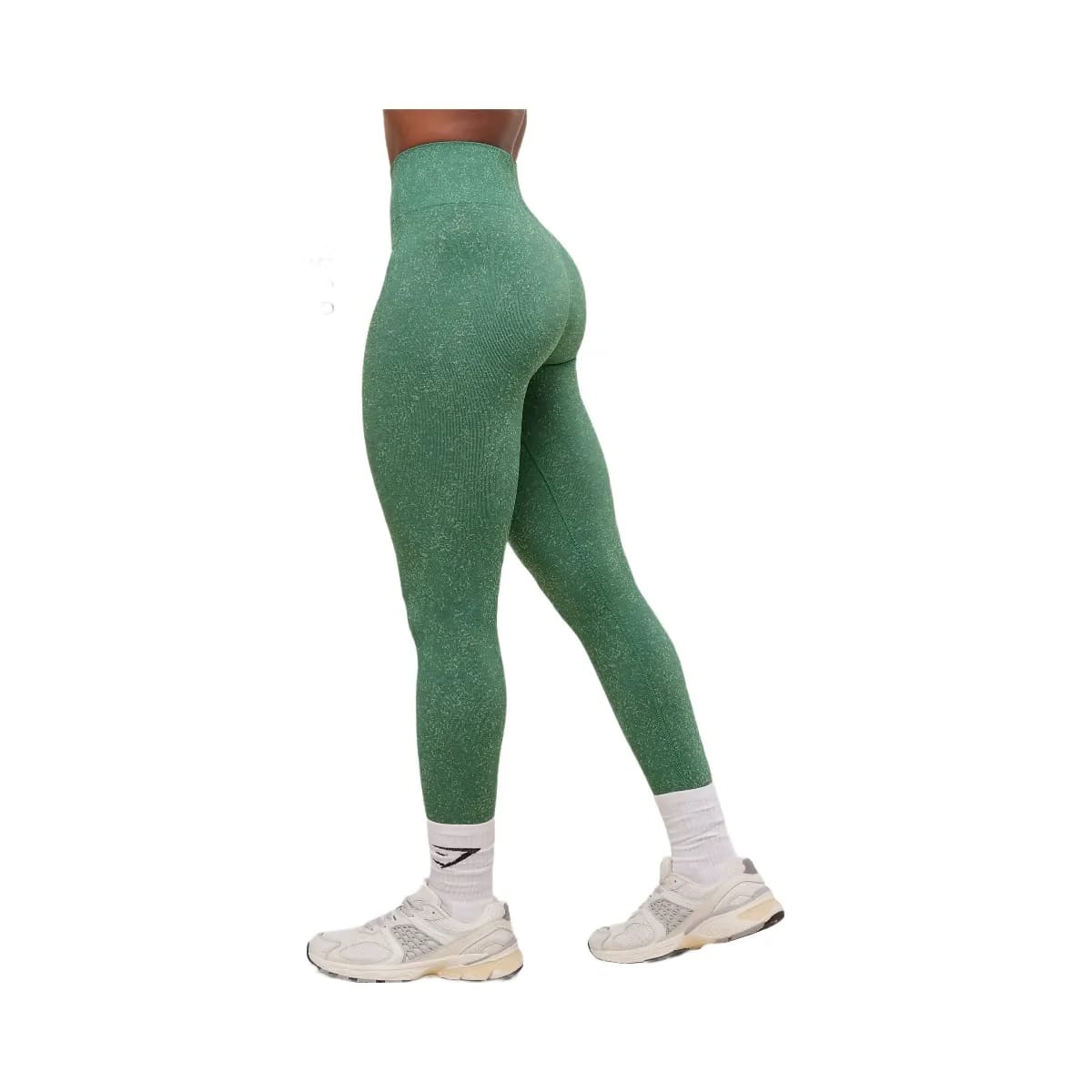Gymshark Adapt Fleck x Whitney Seamless Leggings - Lift Green/Clay Green