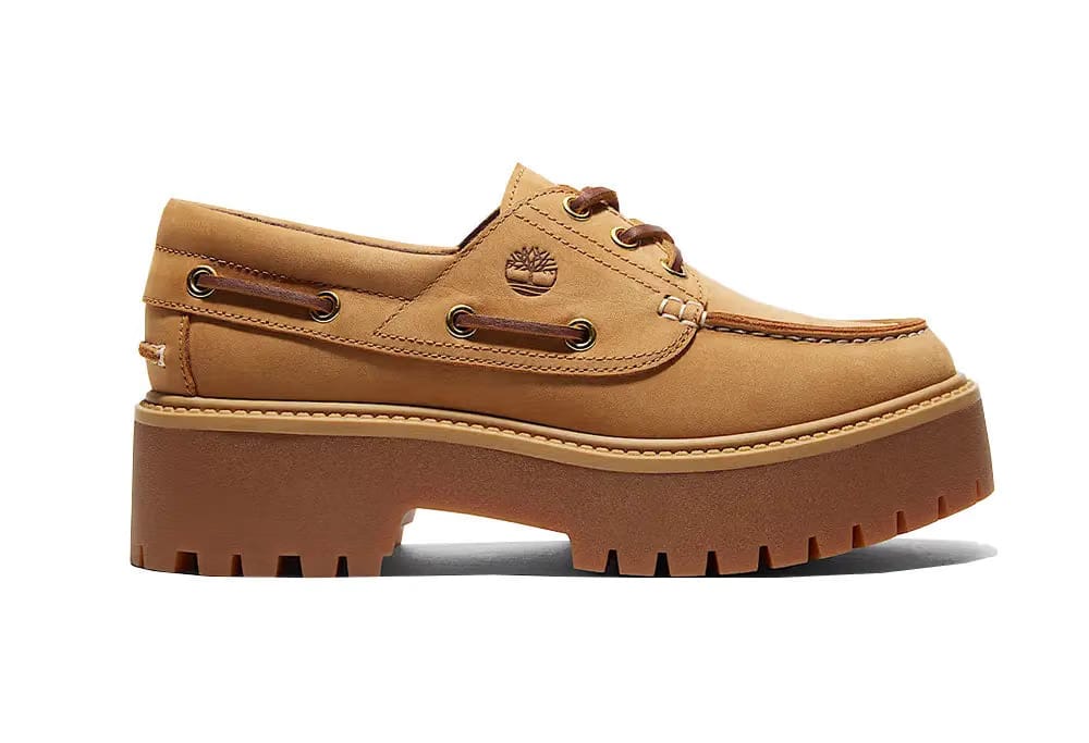 Timberland Stone Street Platform Boat Leopard Print