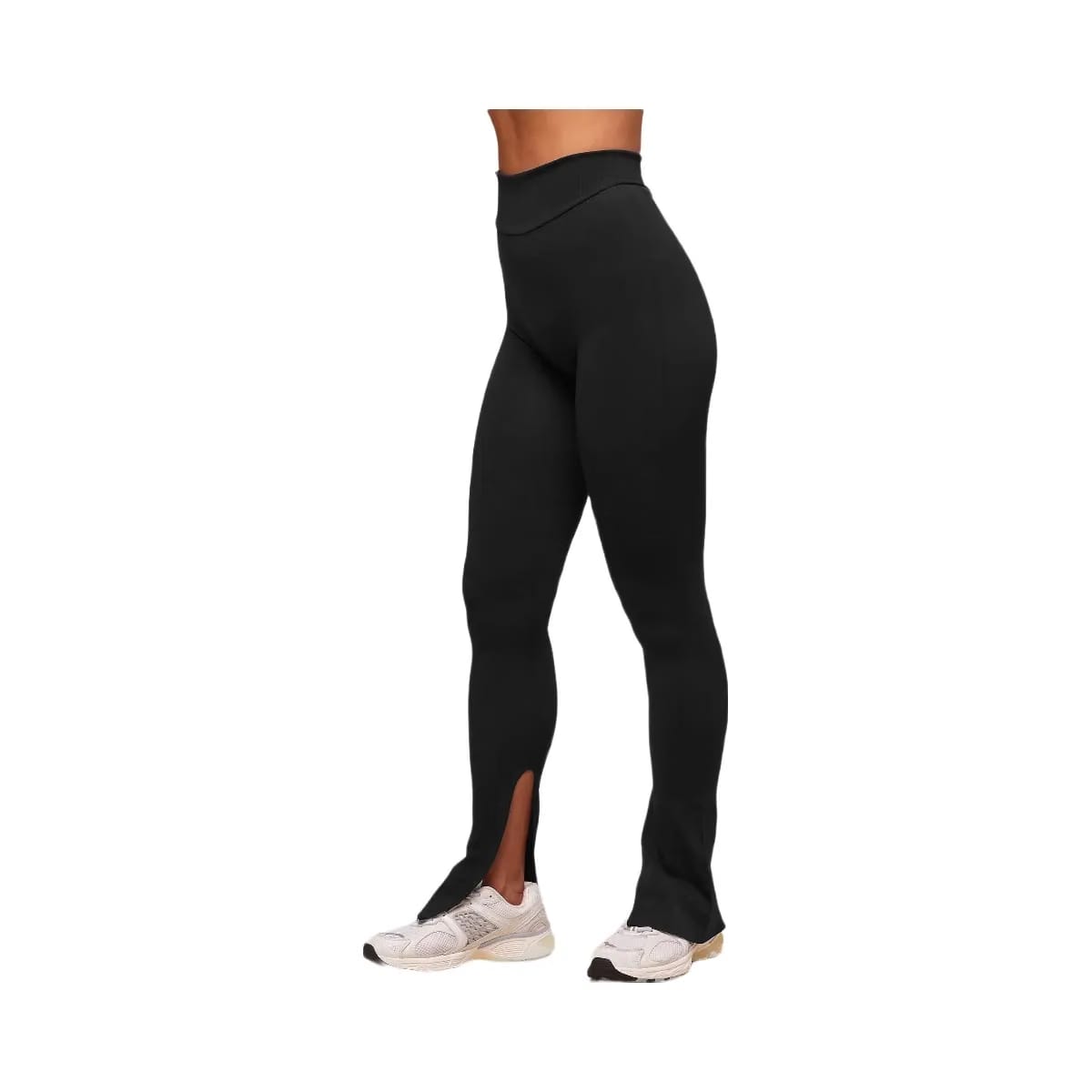 Gymshark everywear Warp Knit Flare Leggings - Black
