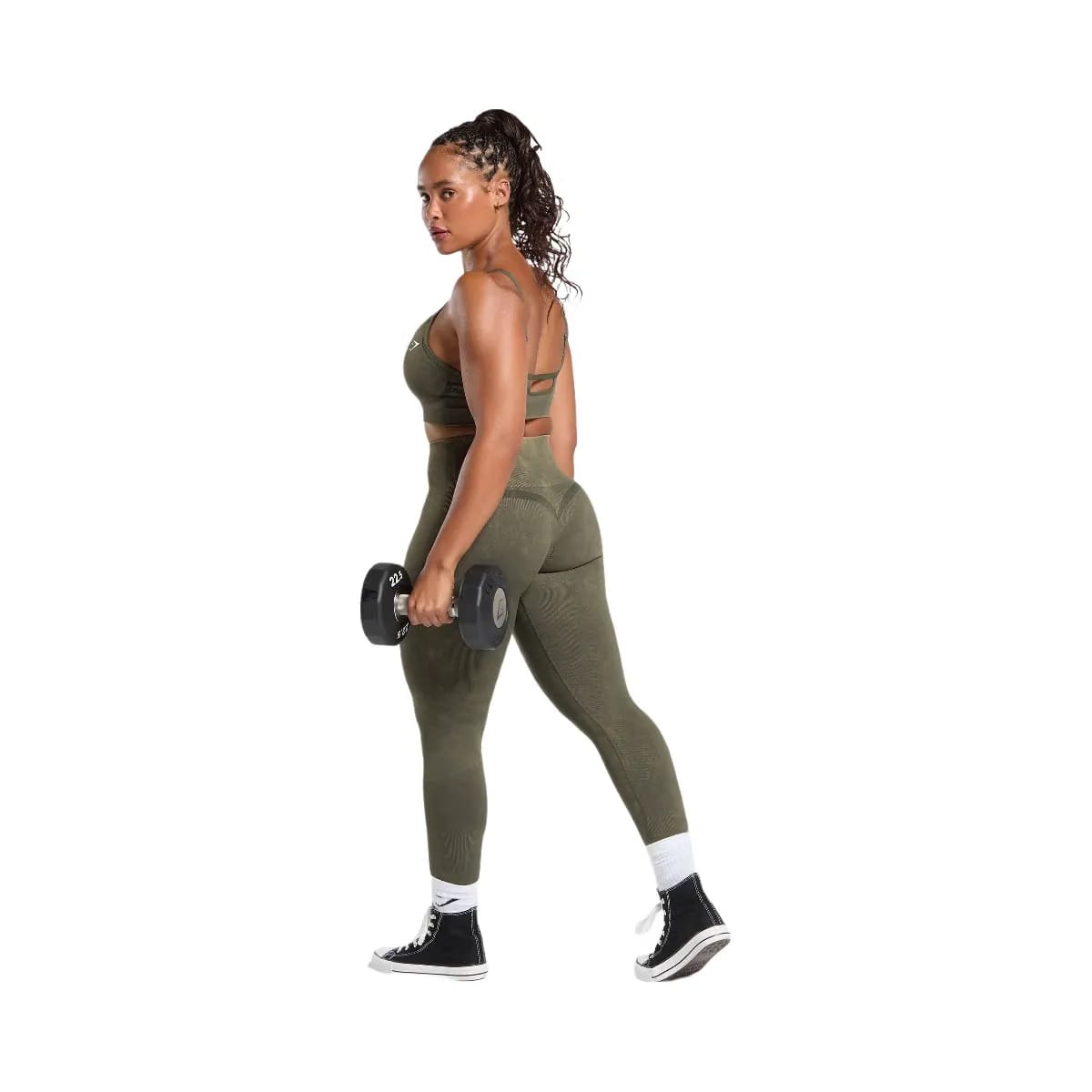 Gymshark Gains Seamless Leggings - Strength Green