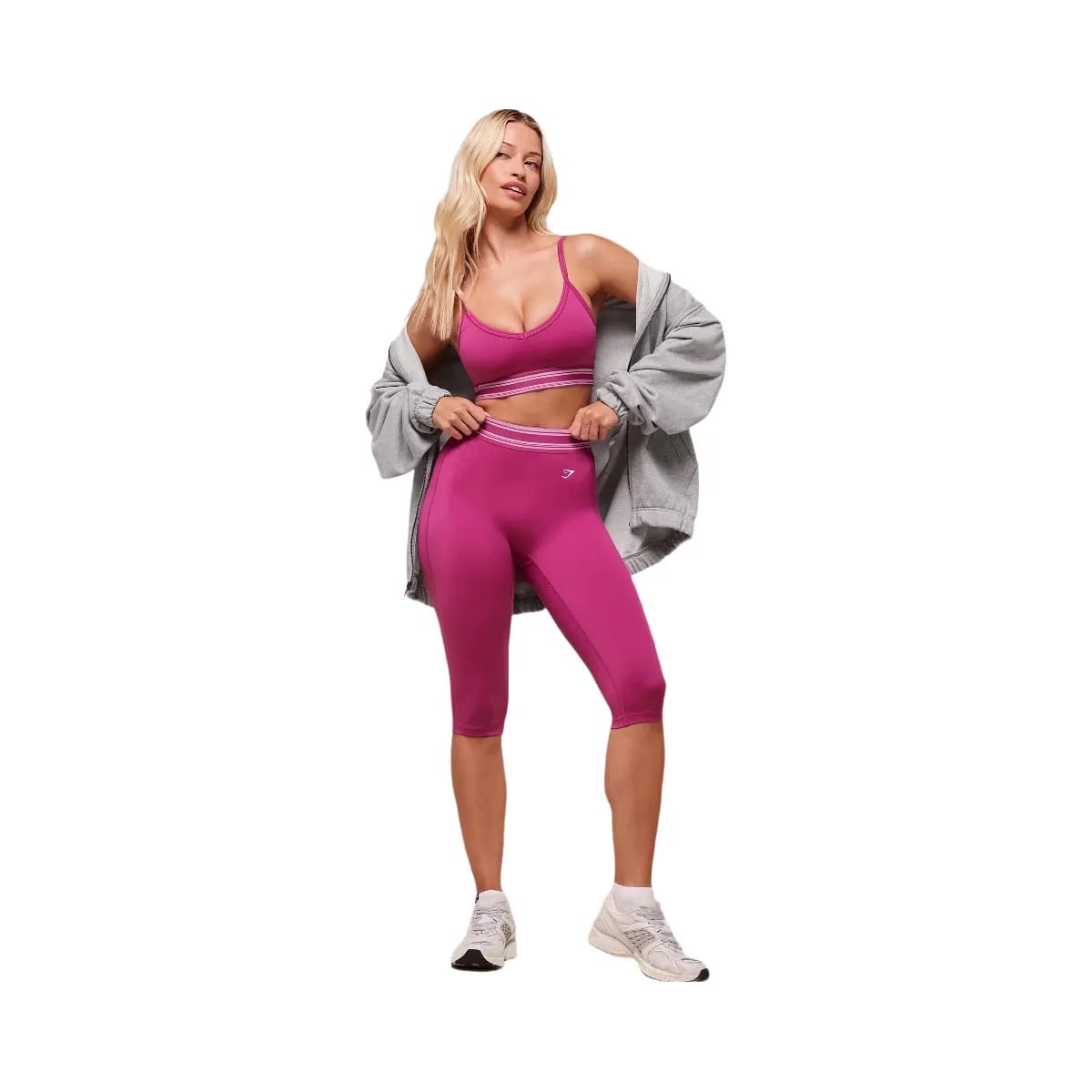 Gymshark Retro Capri Leggings - Winning Pink