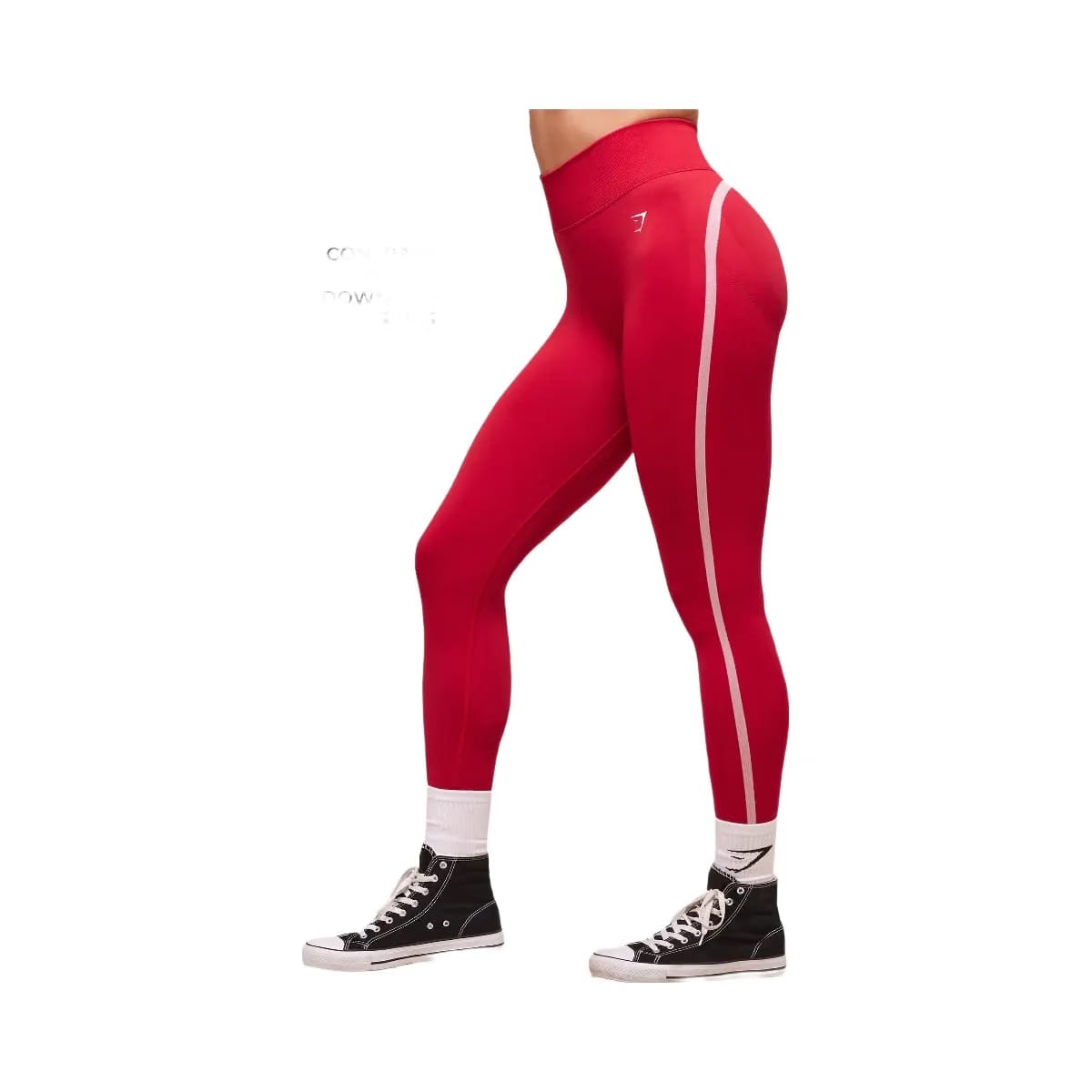 Gymshark Lift Campus Seamless Leggings - Carmine Red