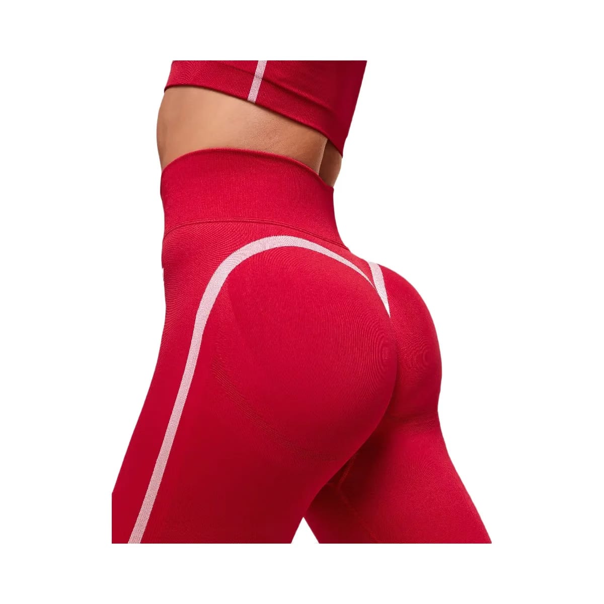 Gymshark Lift Campus Seamless Leggings - Carmine Red