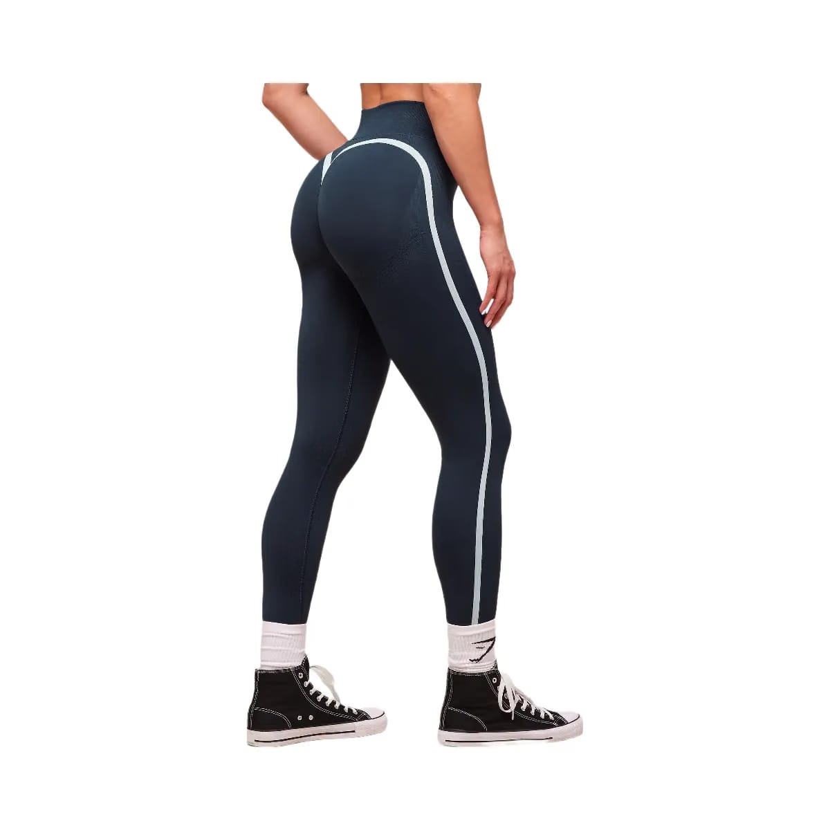Gymshark Lift Campus Seamless Leggings - Heavy Blue