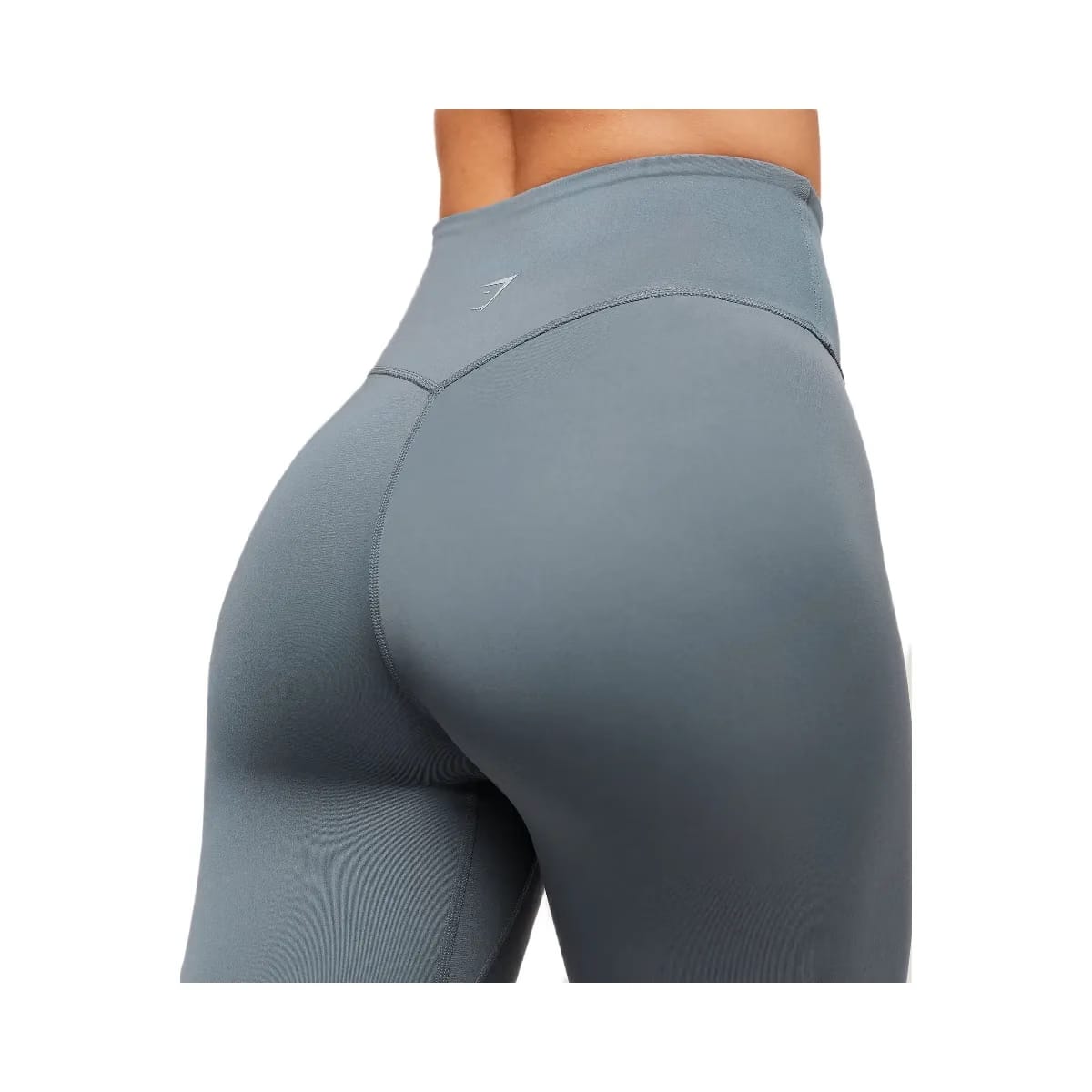Gymshark Wordmark Waistband Leggings - Iron Blue