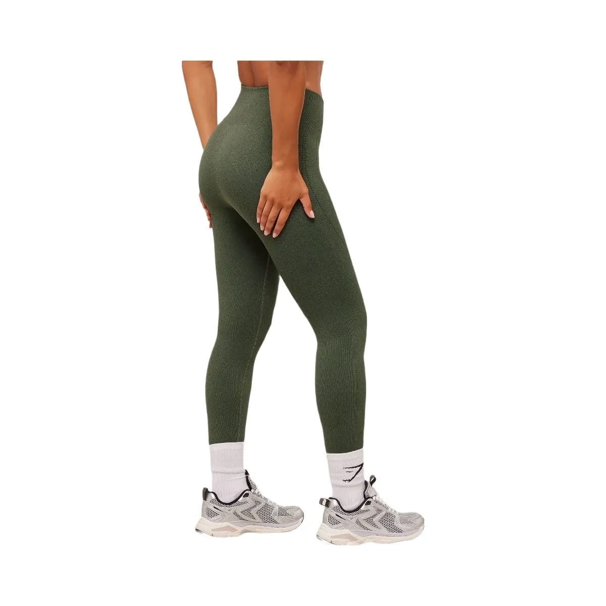 Gymshark VItal Warm Leggings - Base Green/Marl