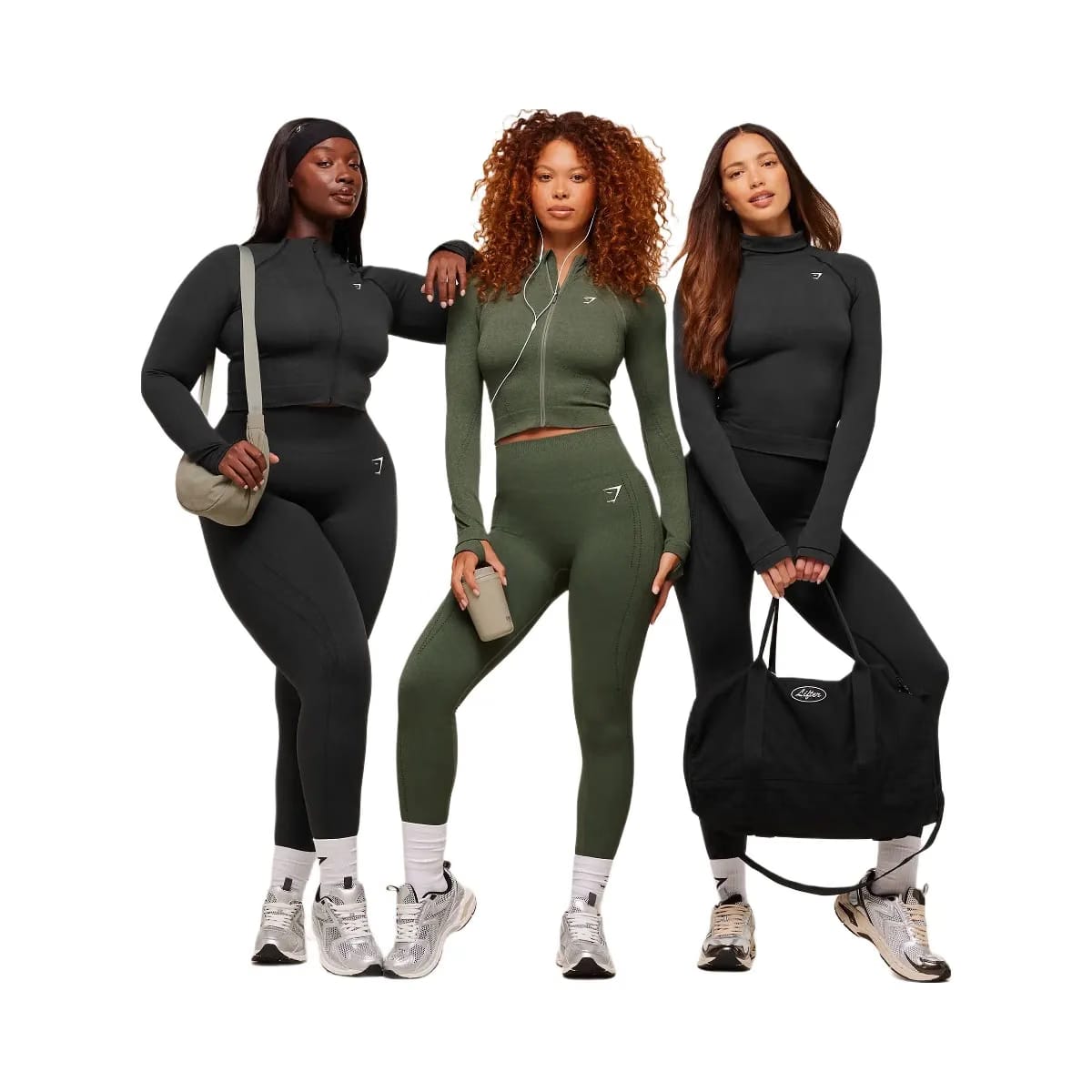 Gymshark VItal Warm Leggings - Base Green/Marl