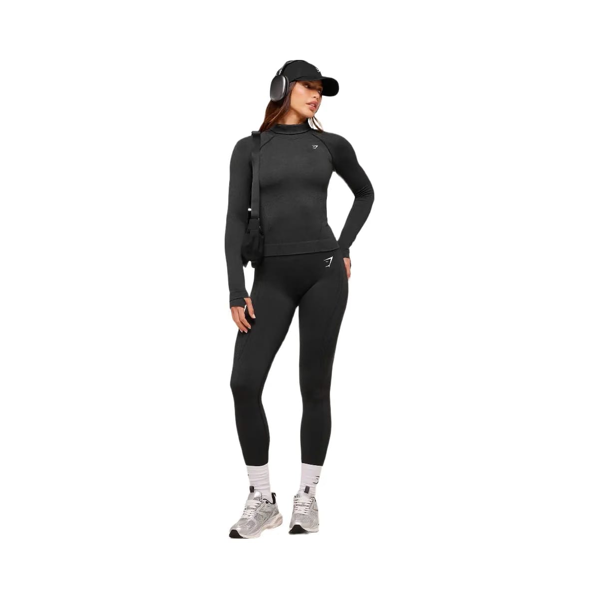 Gymshark VItal Warm Leggings - Black Marl