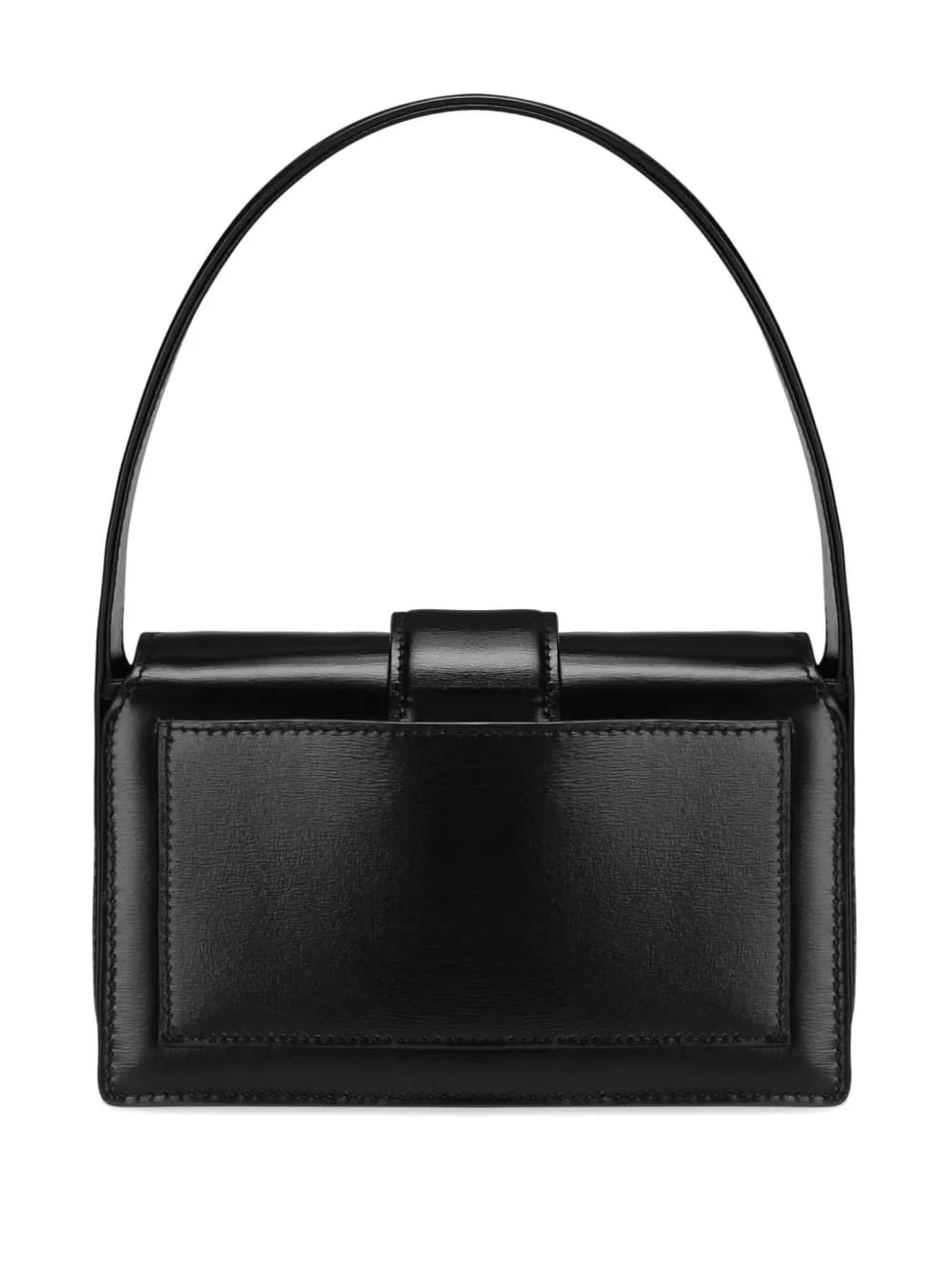 logo-appliqué leather tote bag