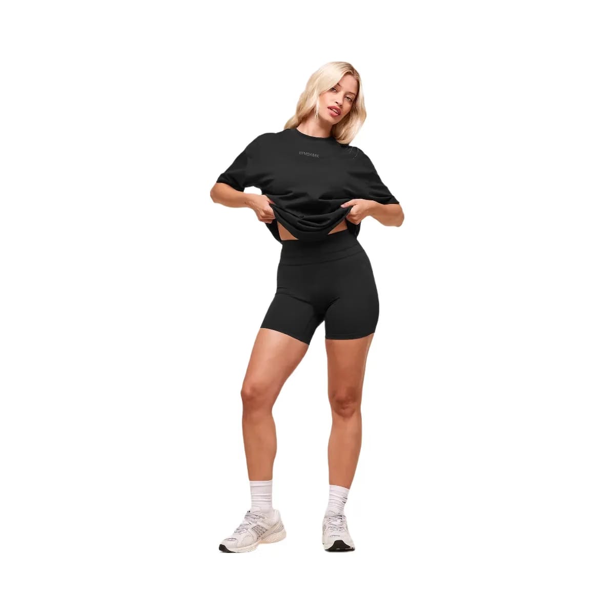 Gymshark Block Oversized T-Shirt - Black