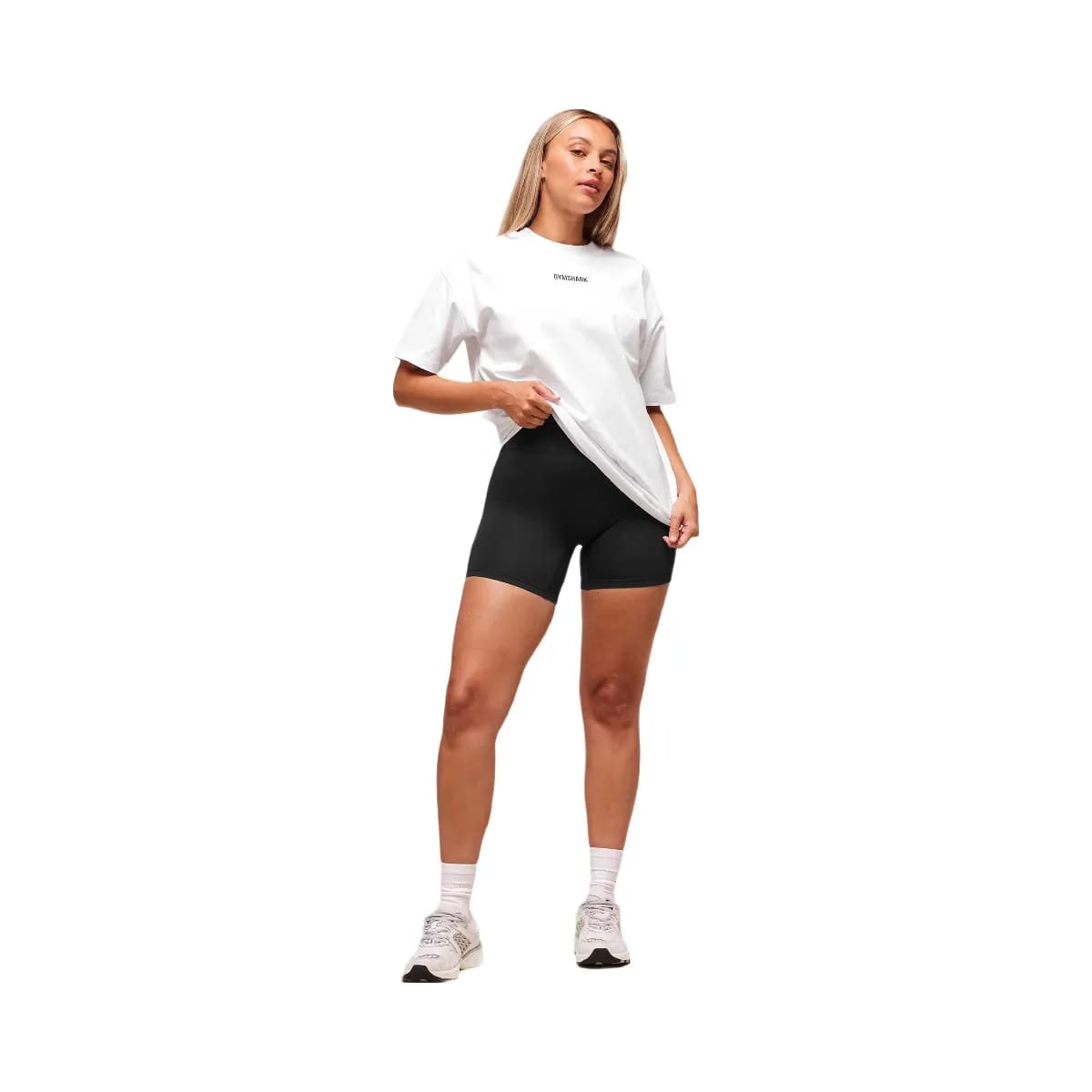 Gymshark Block Oversized T-Shirt - White