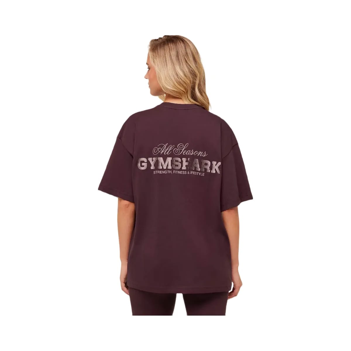 Gymshark All Seasons Graphic Short Sleeve T-Shirt - GS Cherry Purple