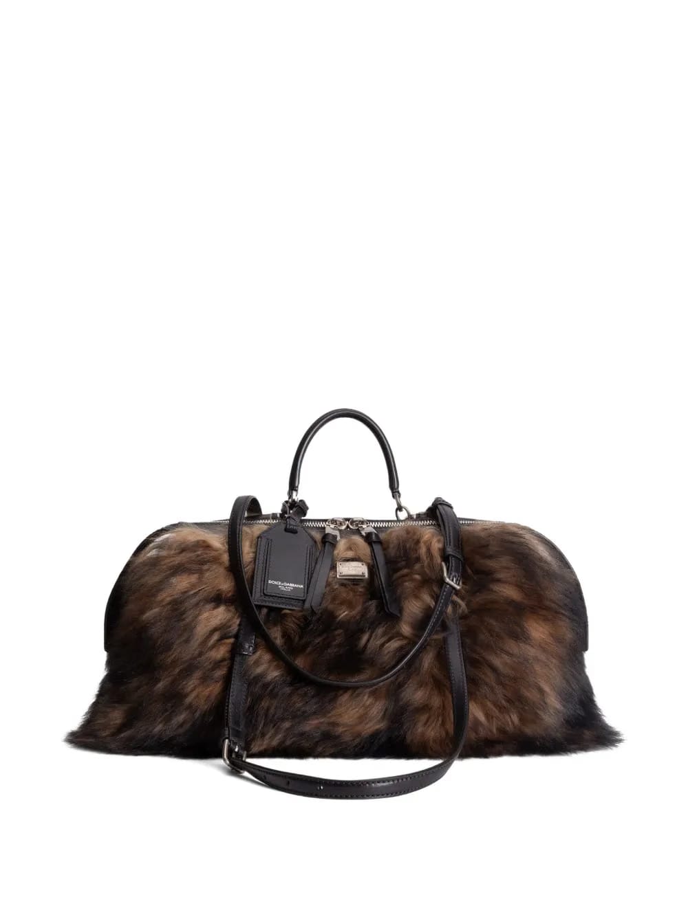 Vittoria fur trim tote bag