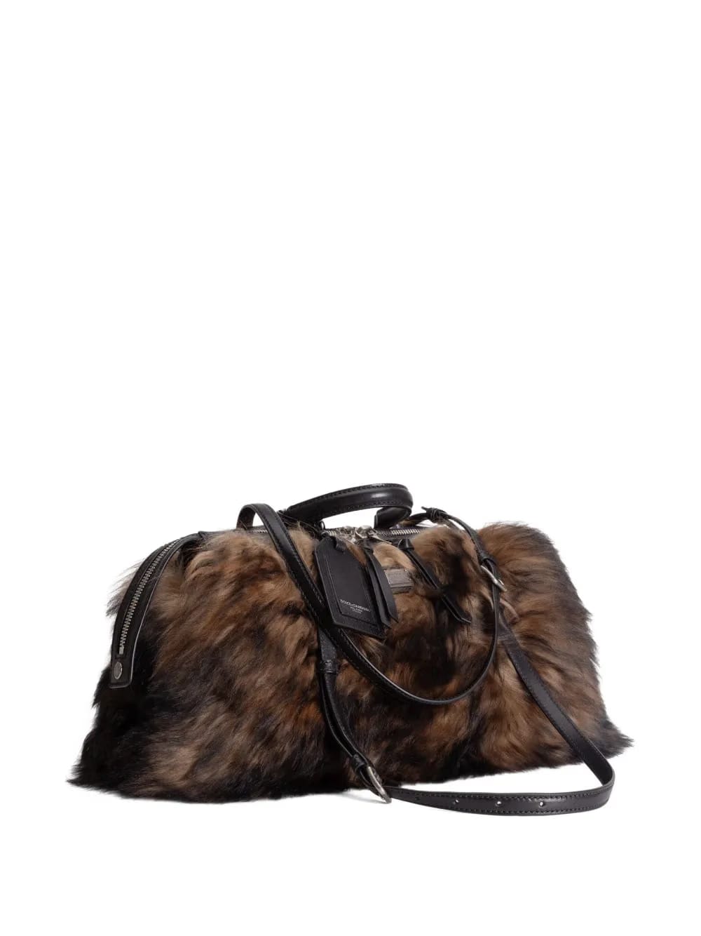 Vittoria fur trim tote bag