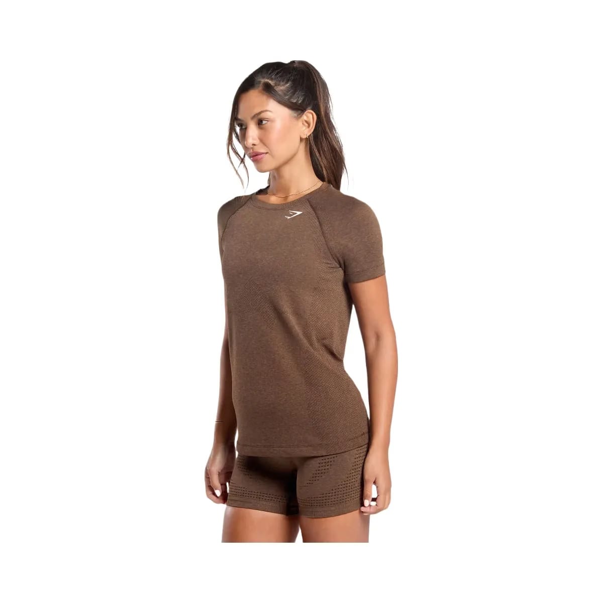 Gymshark Vital Light T-Shirt - Espresso Marl