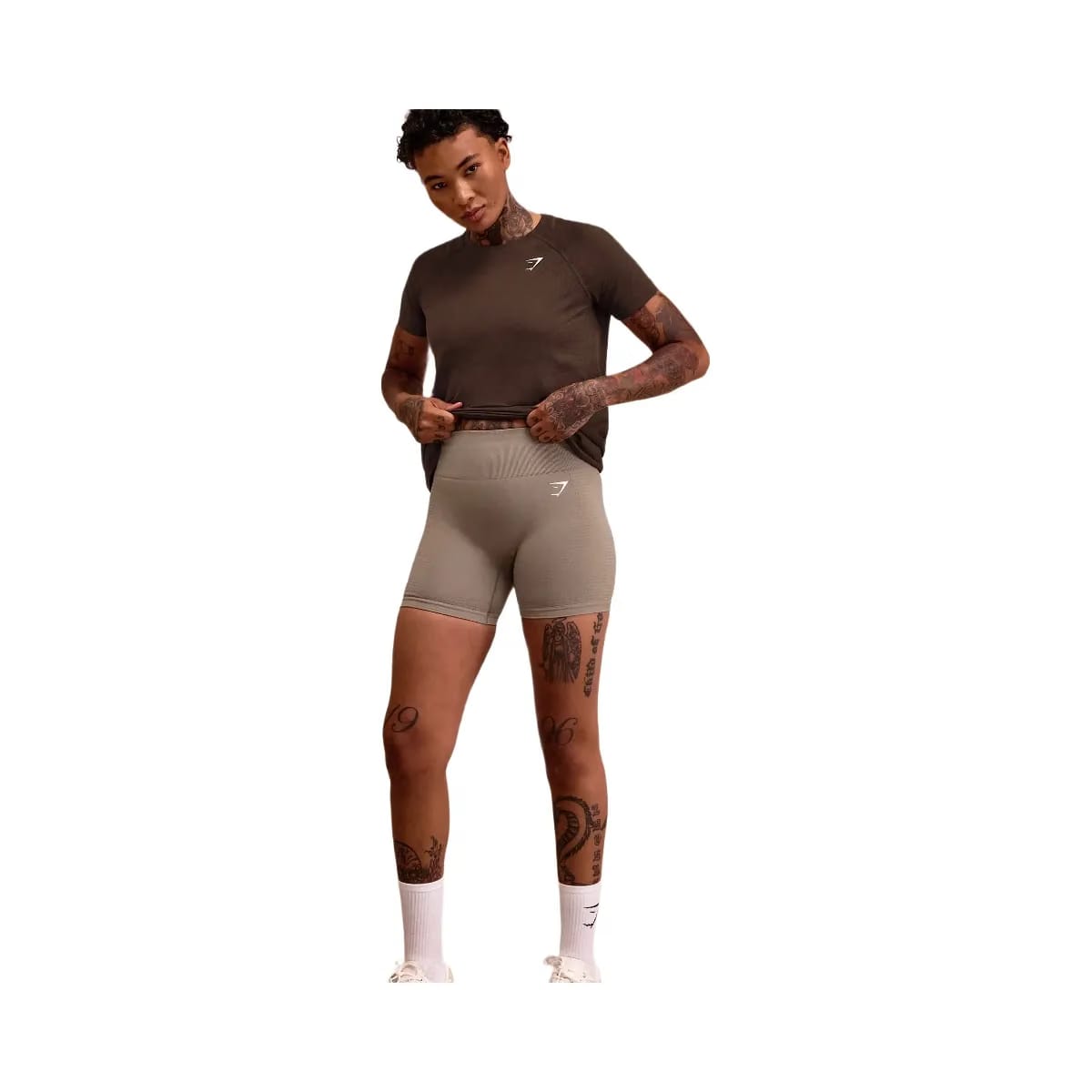 Gymshark Vital Light T-Shirt - Espresso Marl