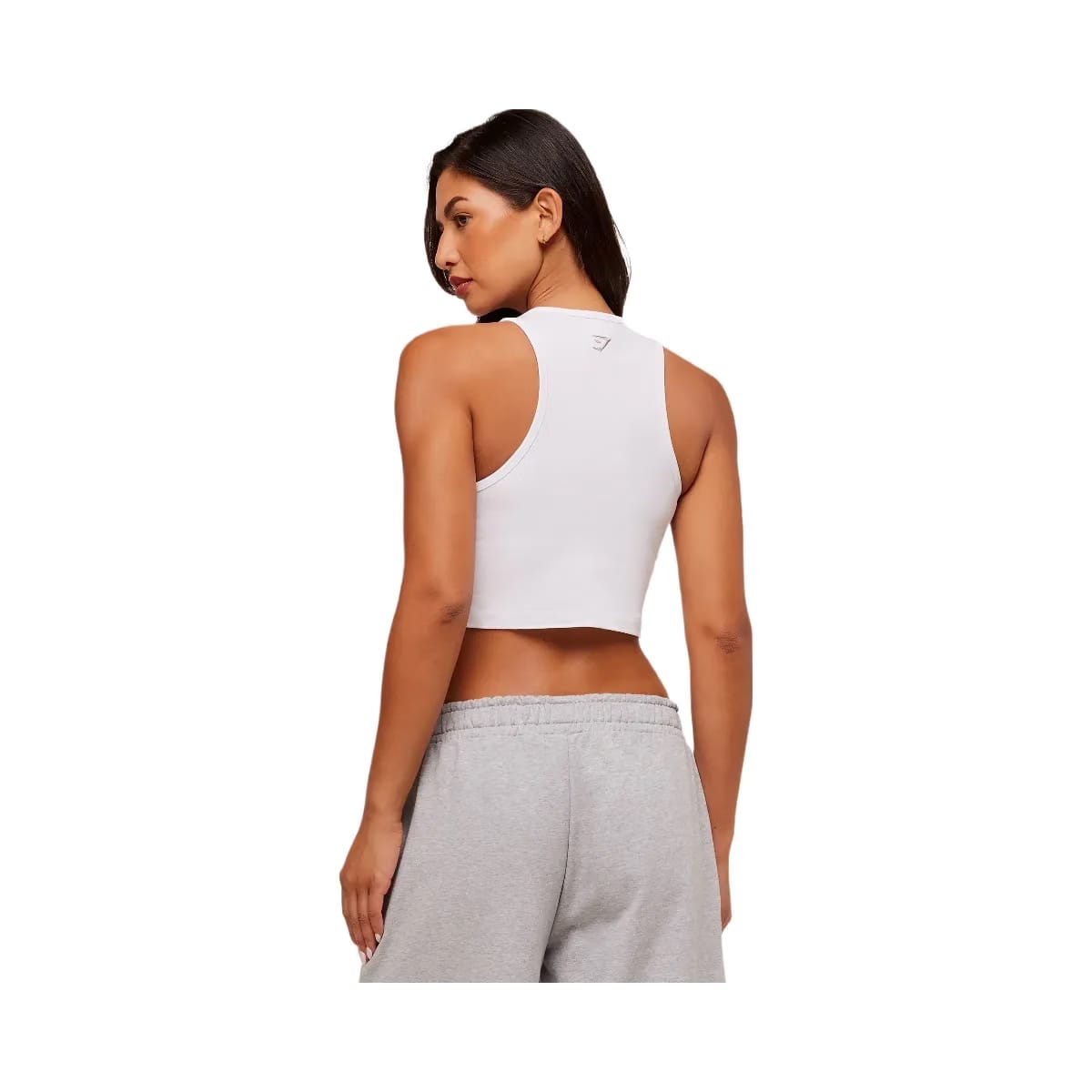 Gymshark Fitness Embroidered Graphic Tank - White