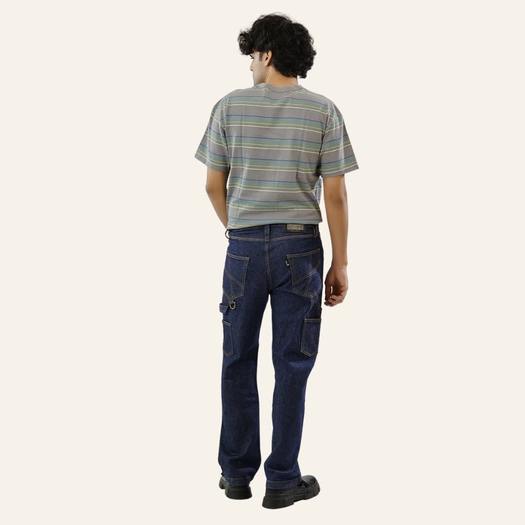 Men's Indigo Jeans - Gold Rush
