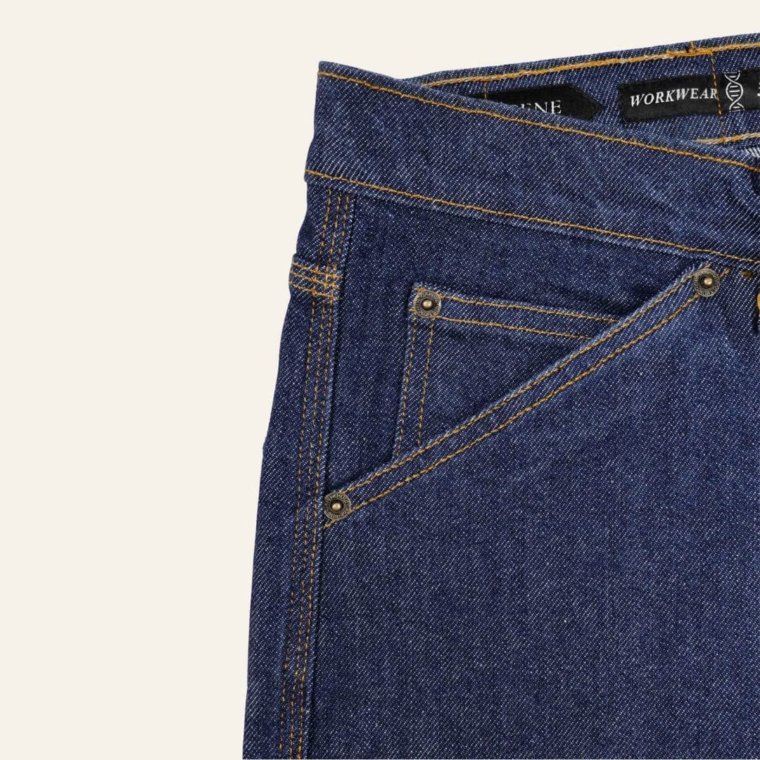 Men's Indigo Jeans - Gold Rush