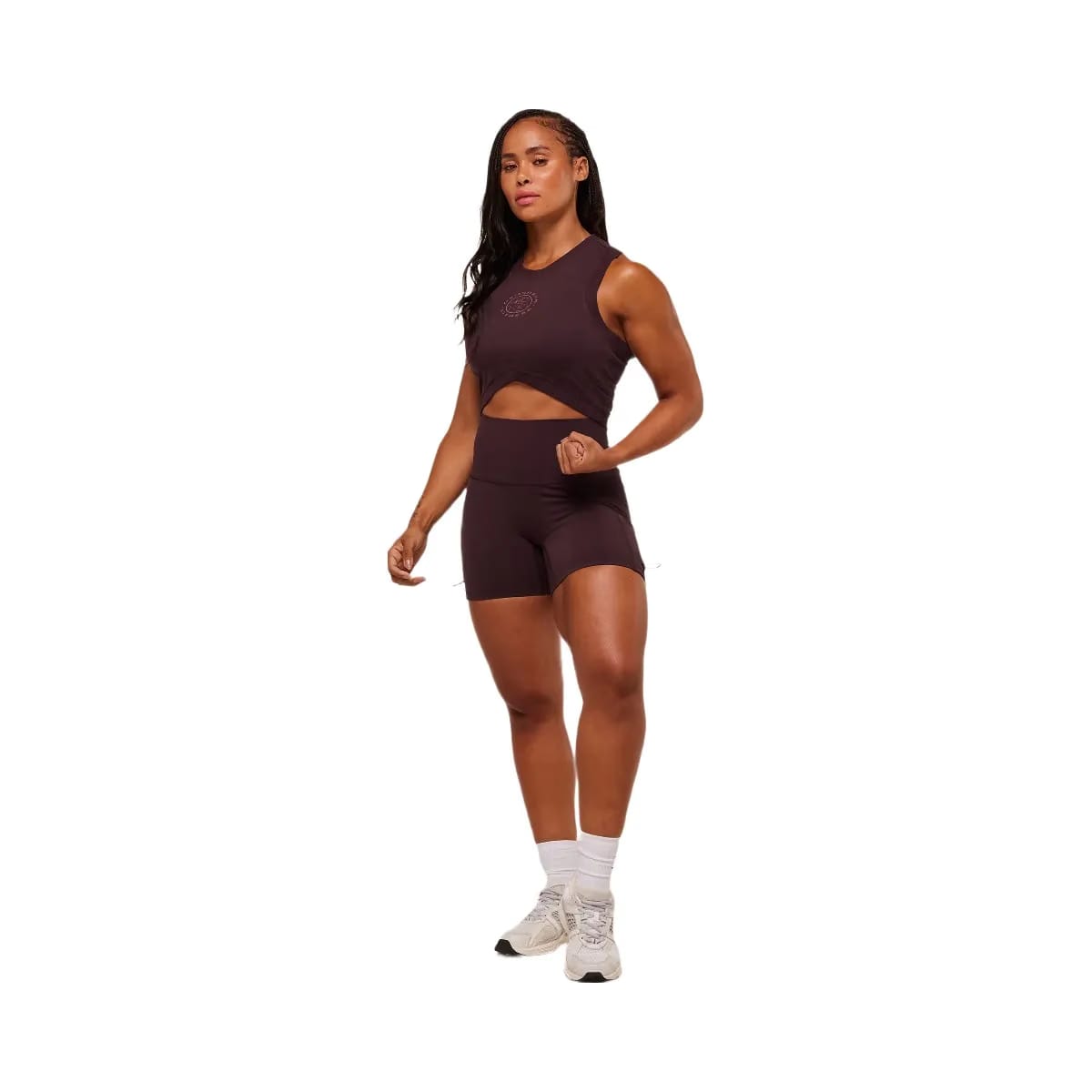 Gymshark Legacy Sleeveless Crop Top - Cherry Purple