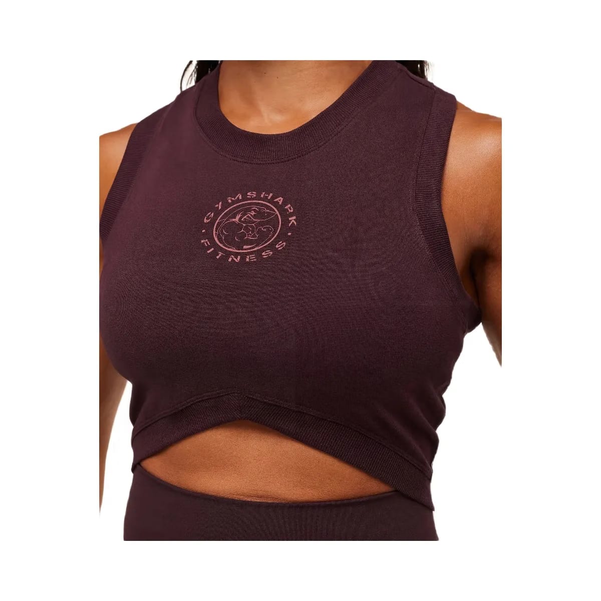 Gymshark Legacy Sleeveless Crop Top - Cherry Purple