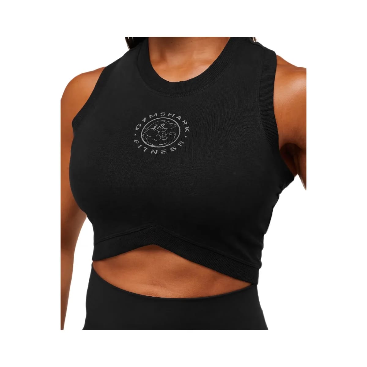Gymshark Legacy Sleeveless Crop Top - Black