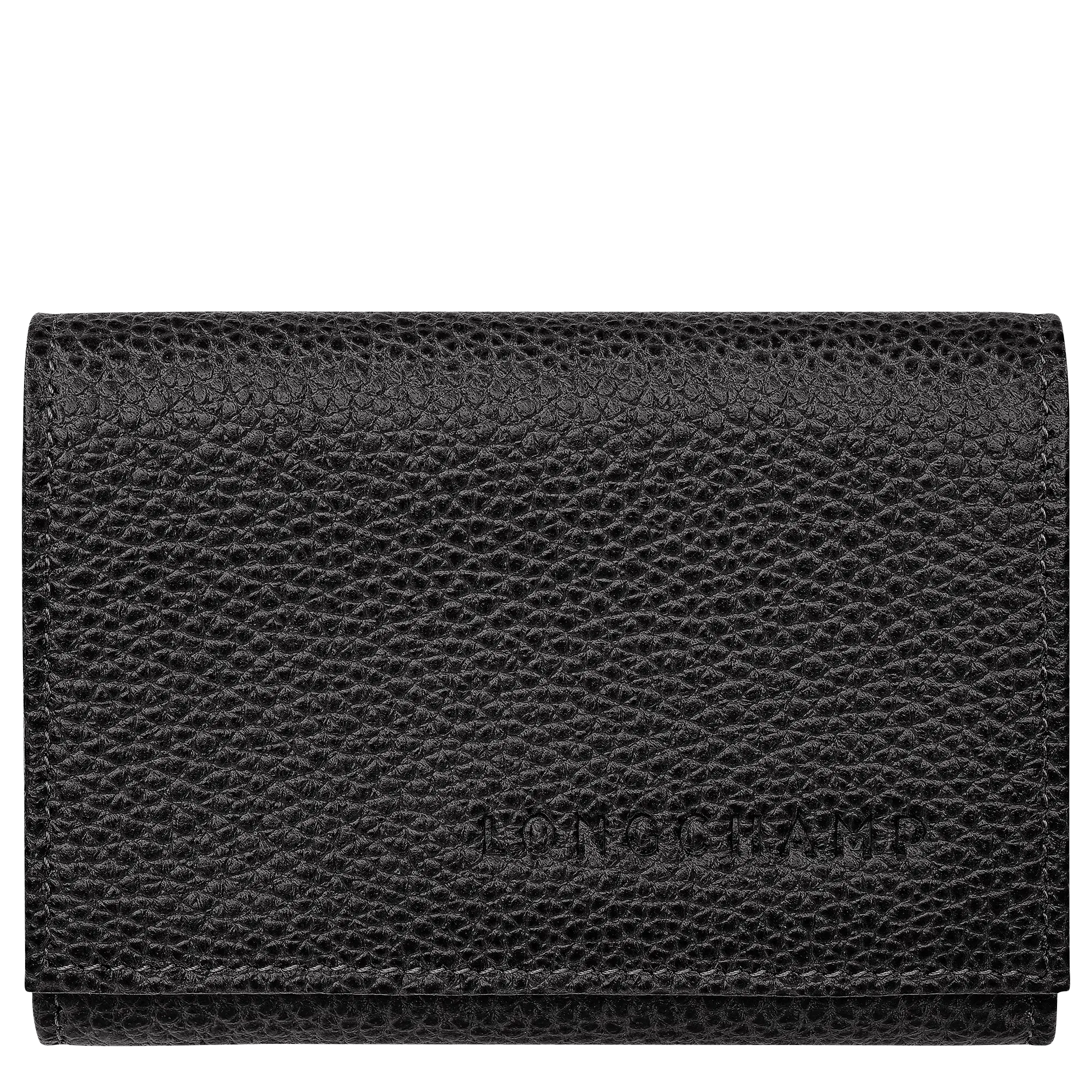 Longchamp Le Foulonné Compact wallet Black