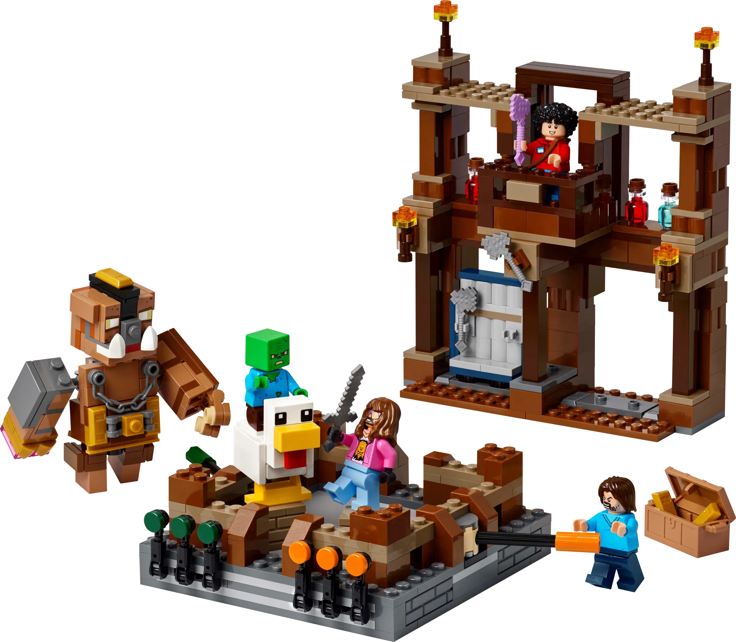Lego Woodland Mansion Fighting Ring