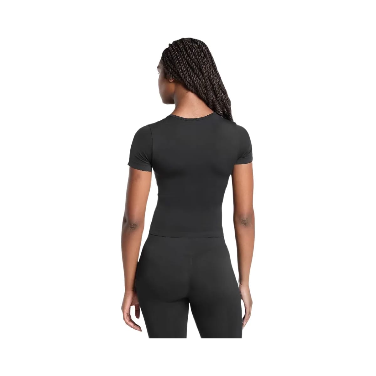 Gymshark Everyday Seamless Tight Fit Crew Neck Tee - Black