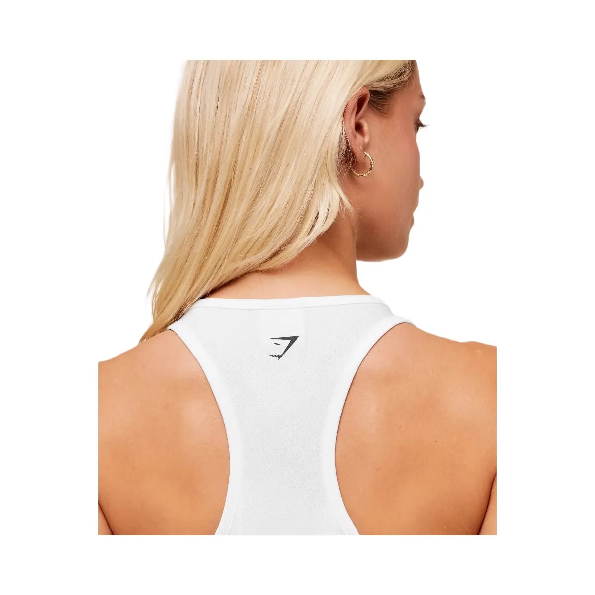 Gymshark Wordmark Graphic Tank - White