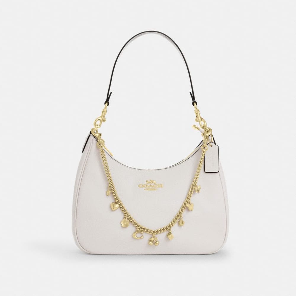 Coach Charm Chain Strap Gold Gold