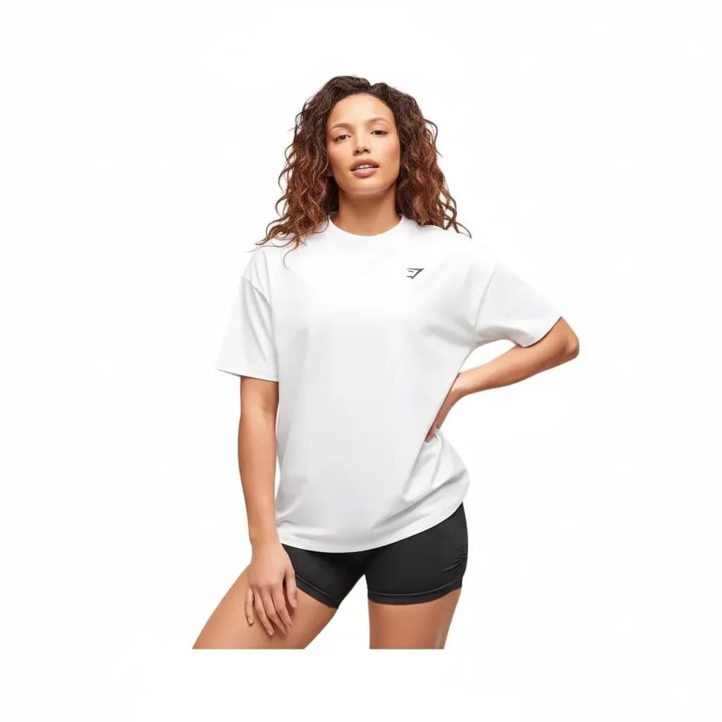 Gymshark Training Oversized T-Shirt - White
