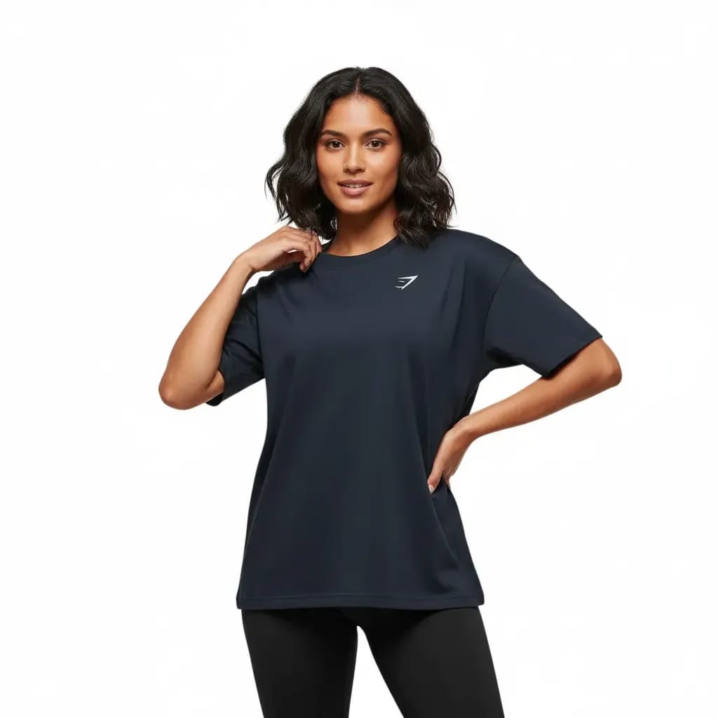 Gymshark Training Oversized T-Shirt - Heavy Blue