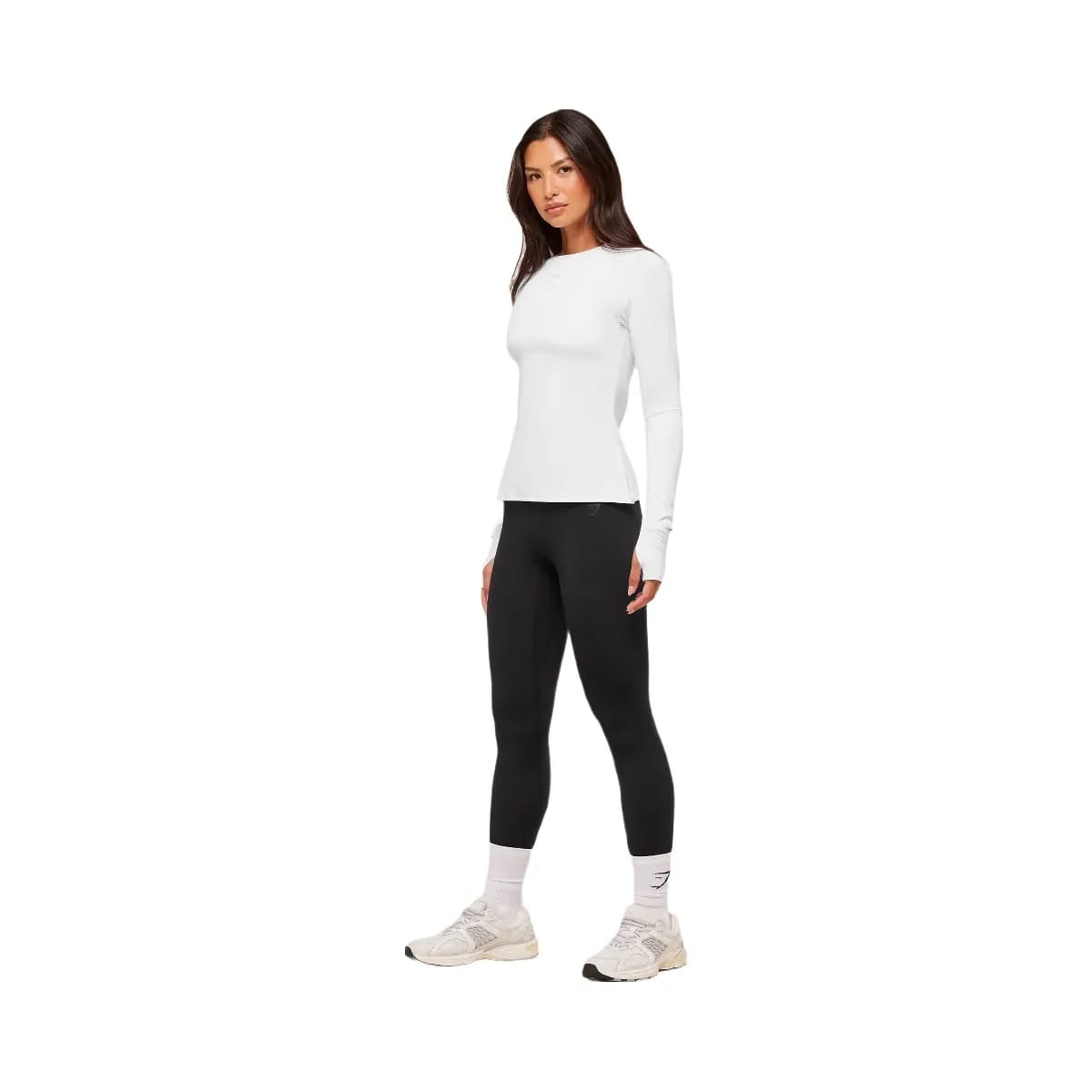 Gymshark Running Long Sleeve Top - White