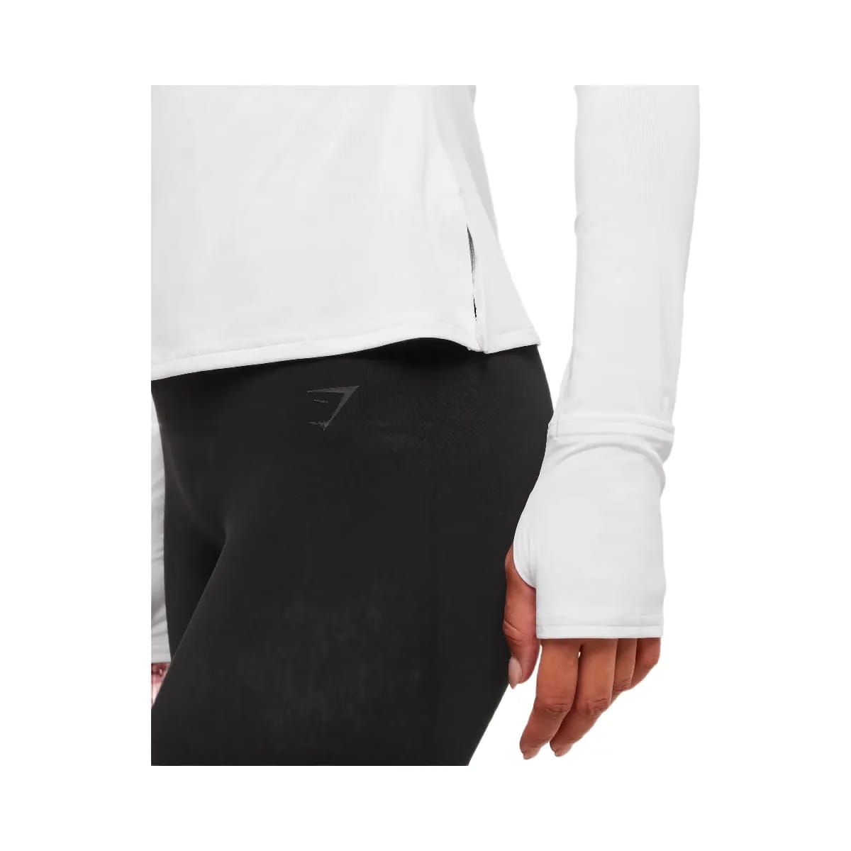 Gymshark Running Long Sleeve Top - White