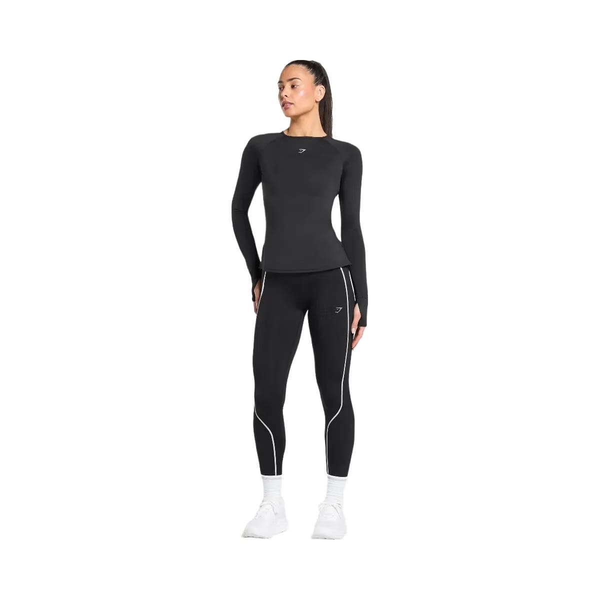 Gymshark Running Long Sleeve Top - Black