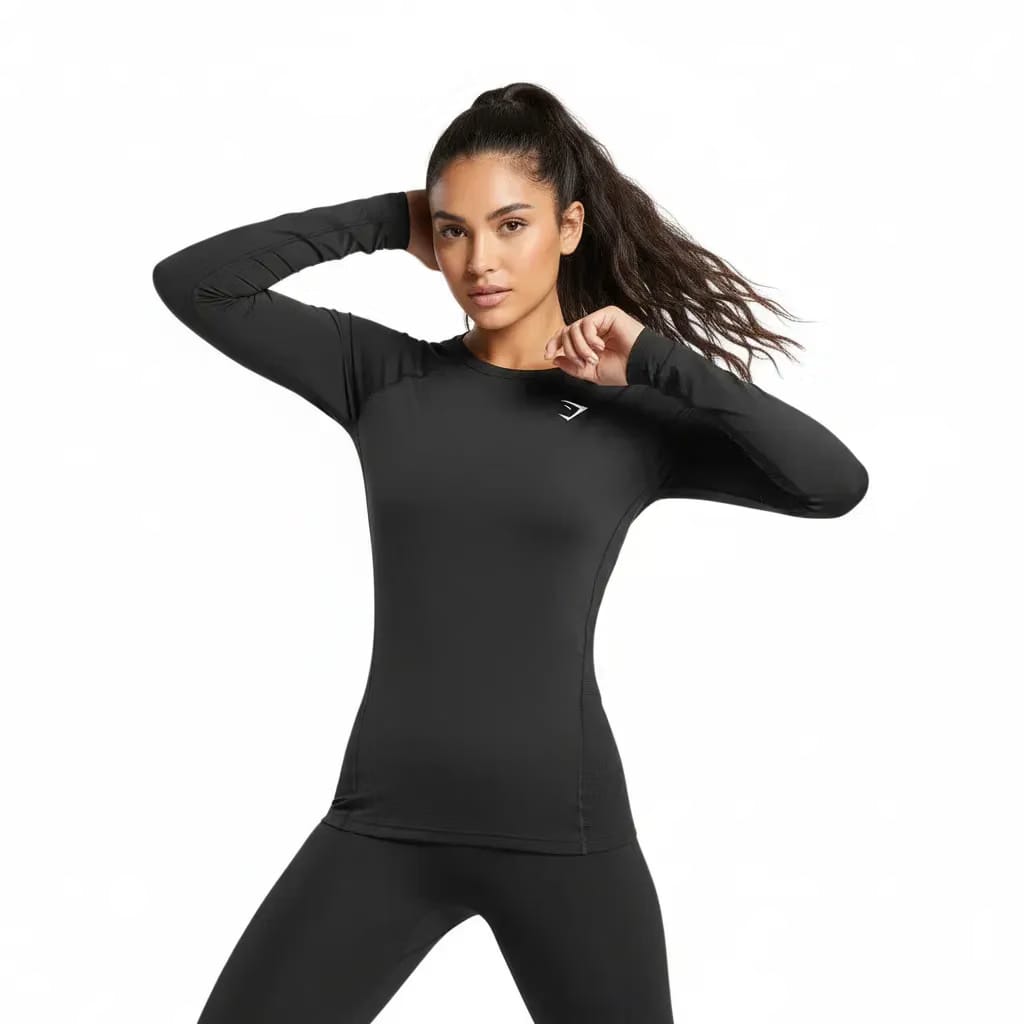 Gymshark Training Baselayer Long Sleeve Top - Black