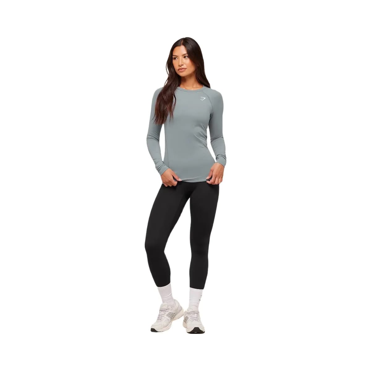 Gymshark Training Baselayer Long Sleeve Top - Denim Grey
