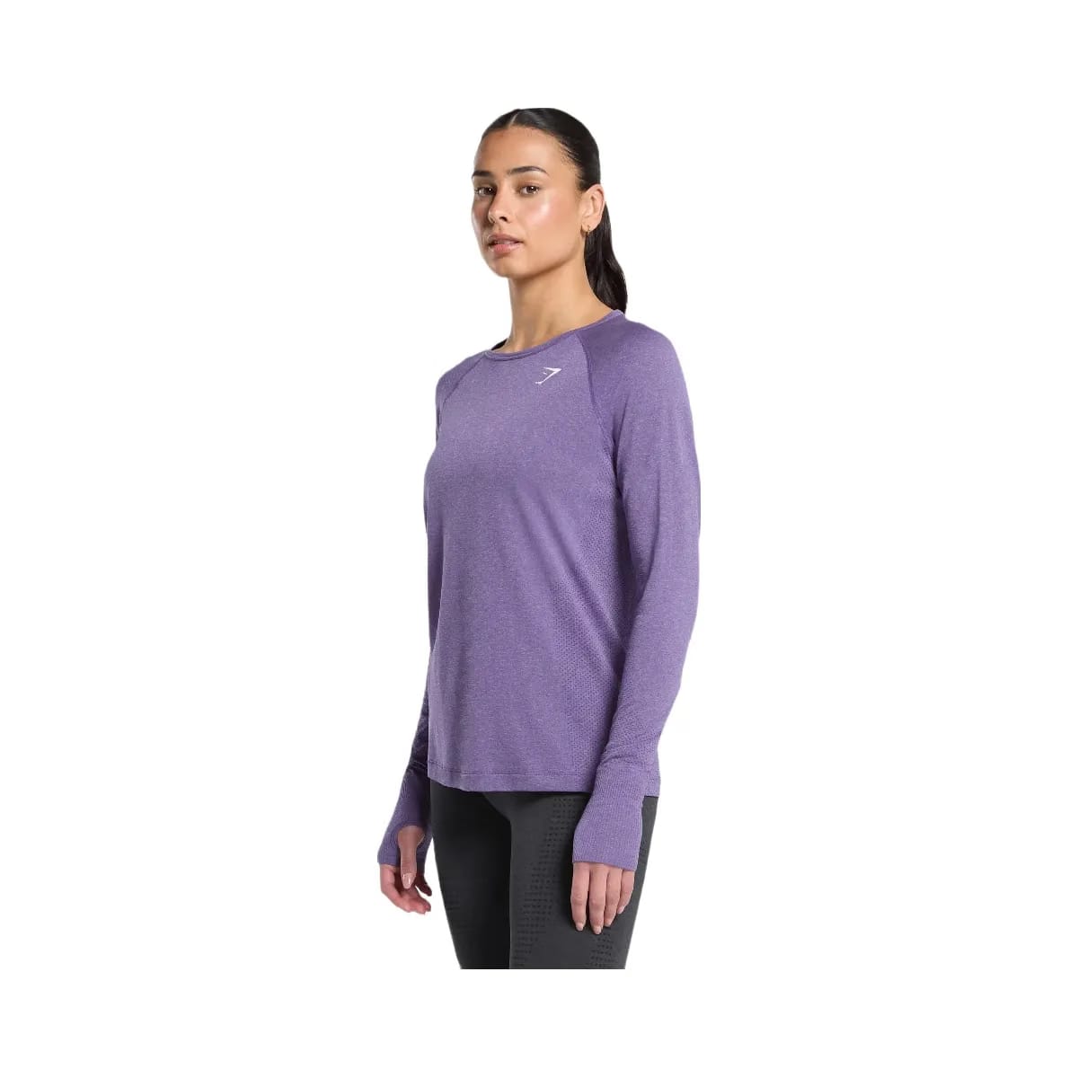 Gymshark Vital Light Long Sleeve Top - Functional Purple/Marl