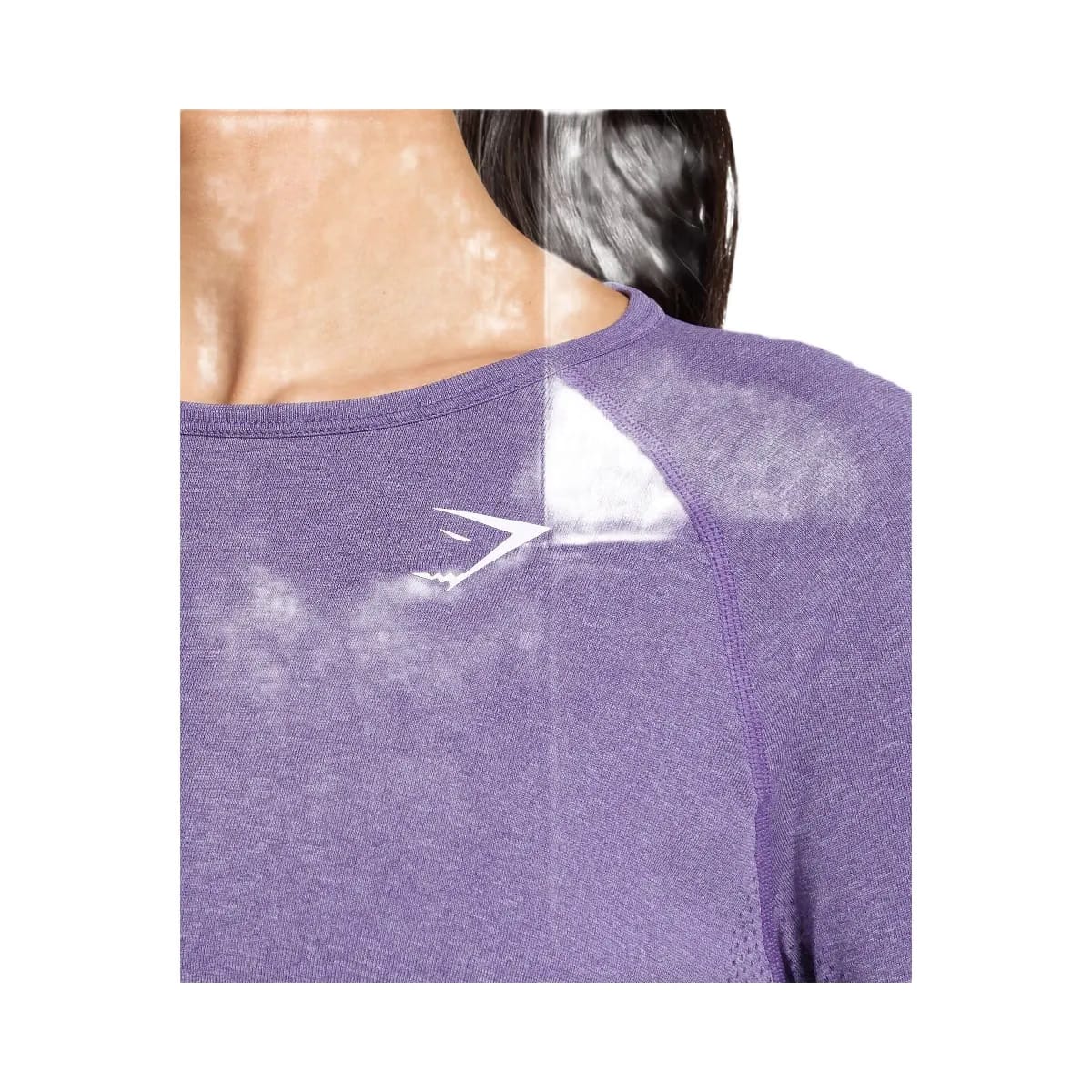 Gymshark Vital Light Long Sleeve Top - Functional Purple/Marl