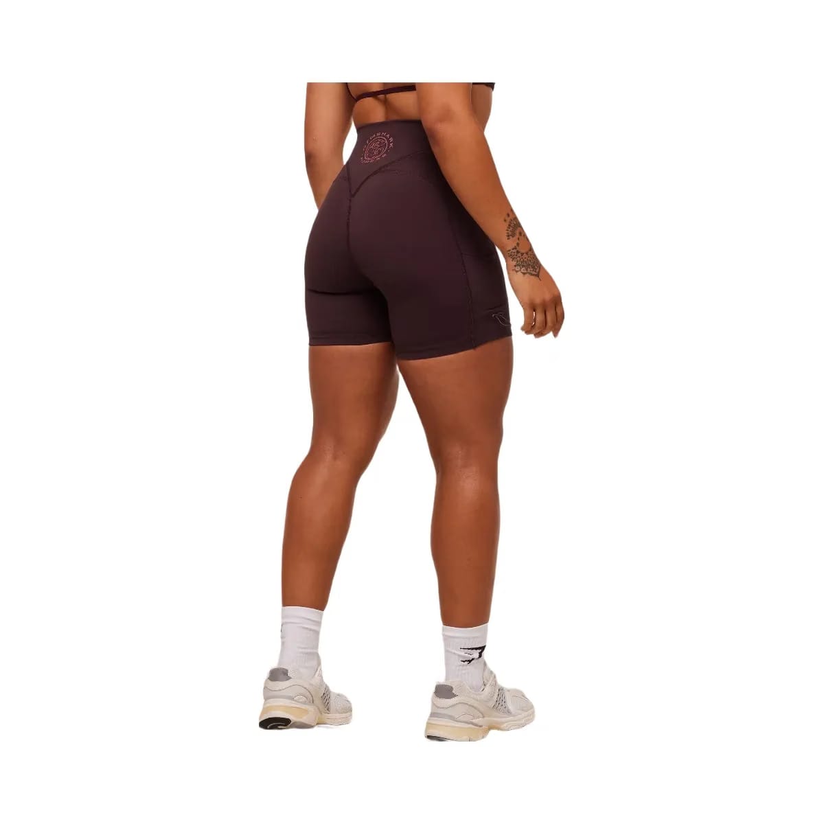 Gymshark Legacy Logo Tight Shorts - Cherry Purple