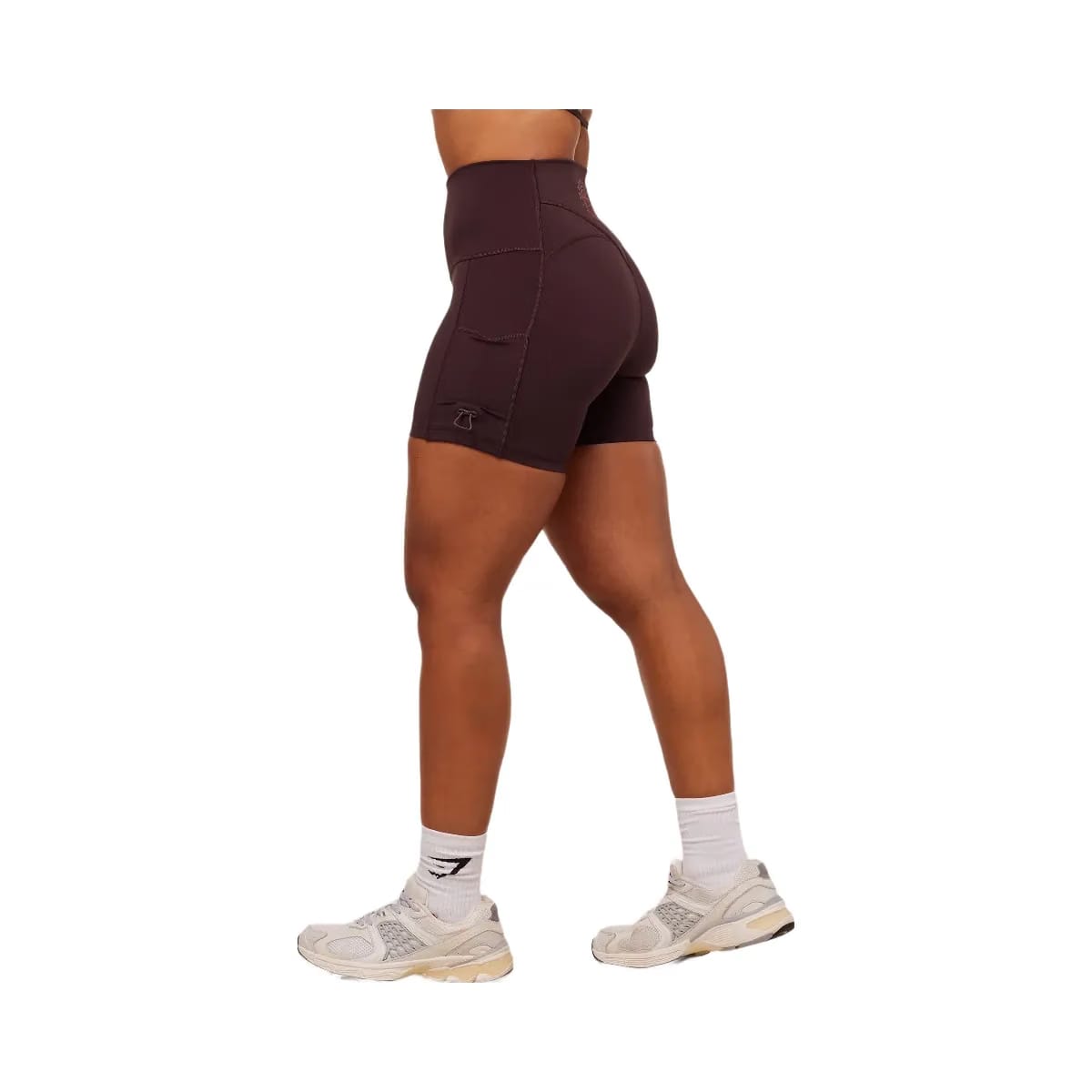 Gymshark Legacy Logo Tight Shorts - Cherry Purple