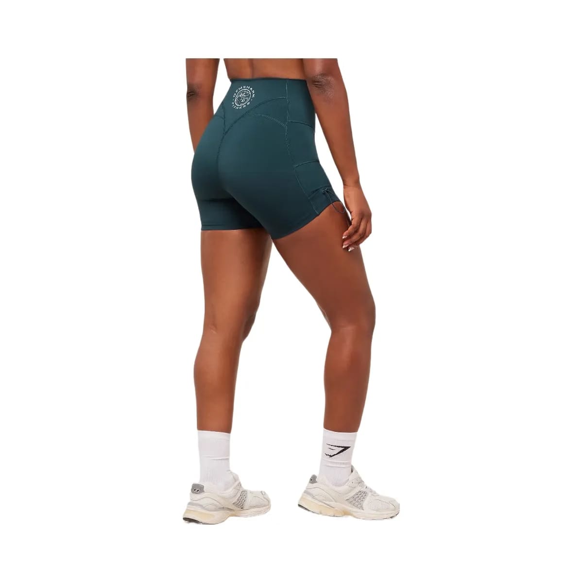 Gymshark Legacy Logo Tight Shorts - Deep Petrol Blue