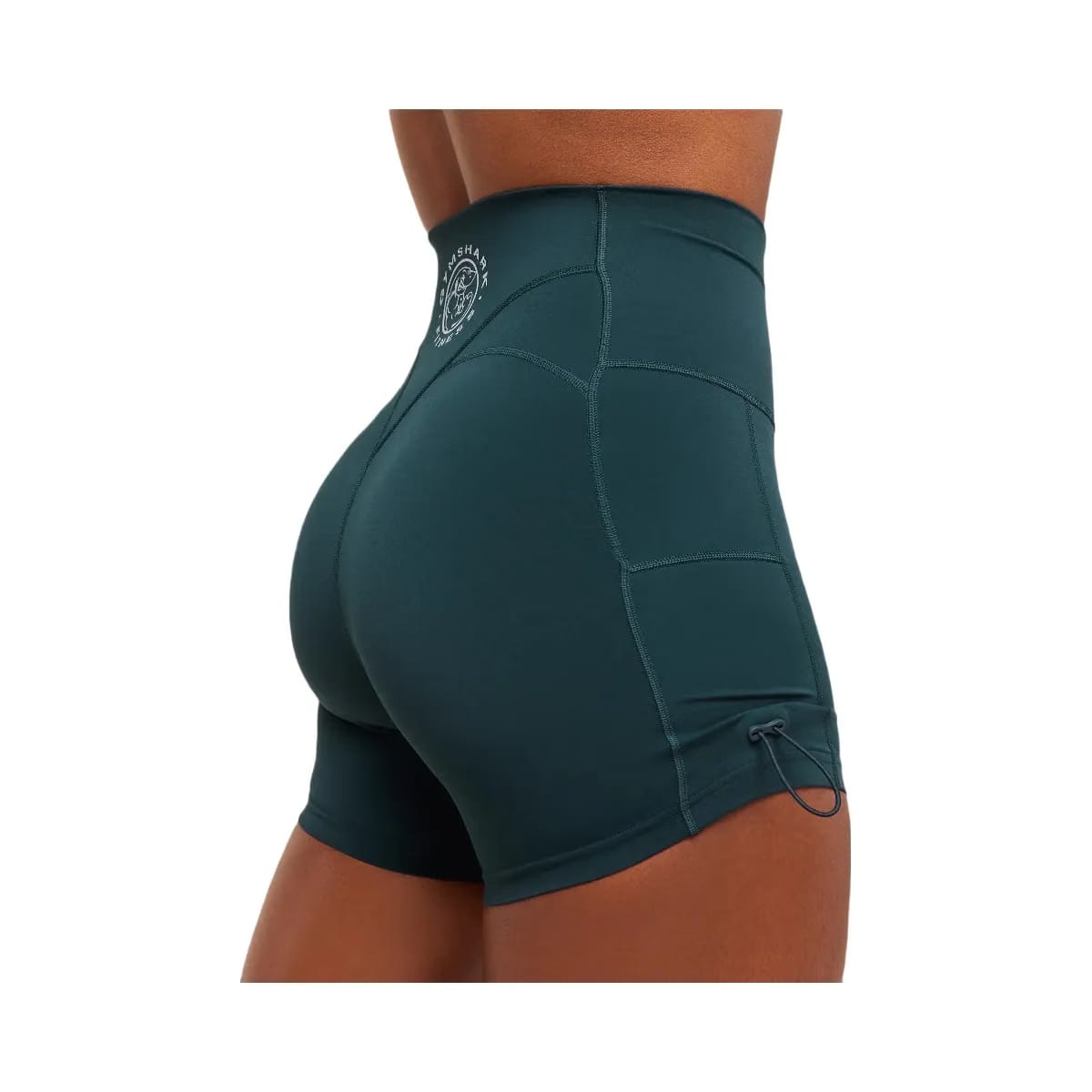 Gymshark Legacy Logo Tight Shorts - Deep Petrol Blue