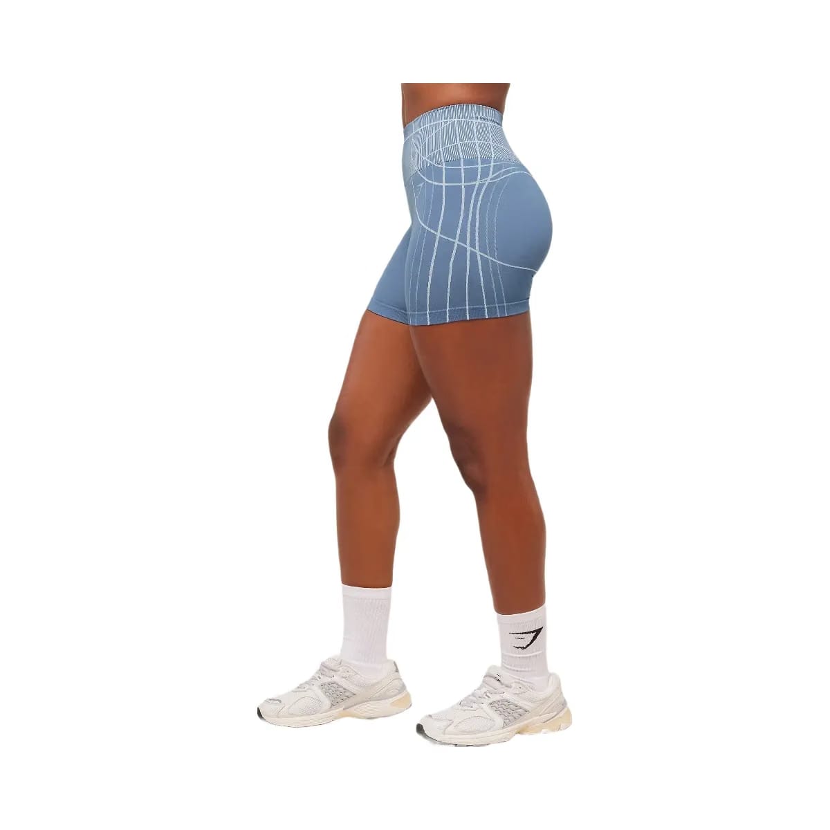 Gymshark Apex Seamless Shorts - Worn Blue/Gentle Blue